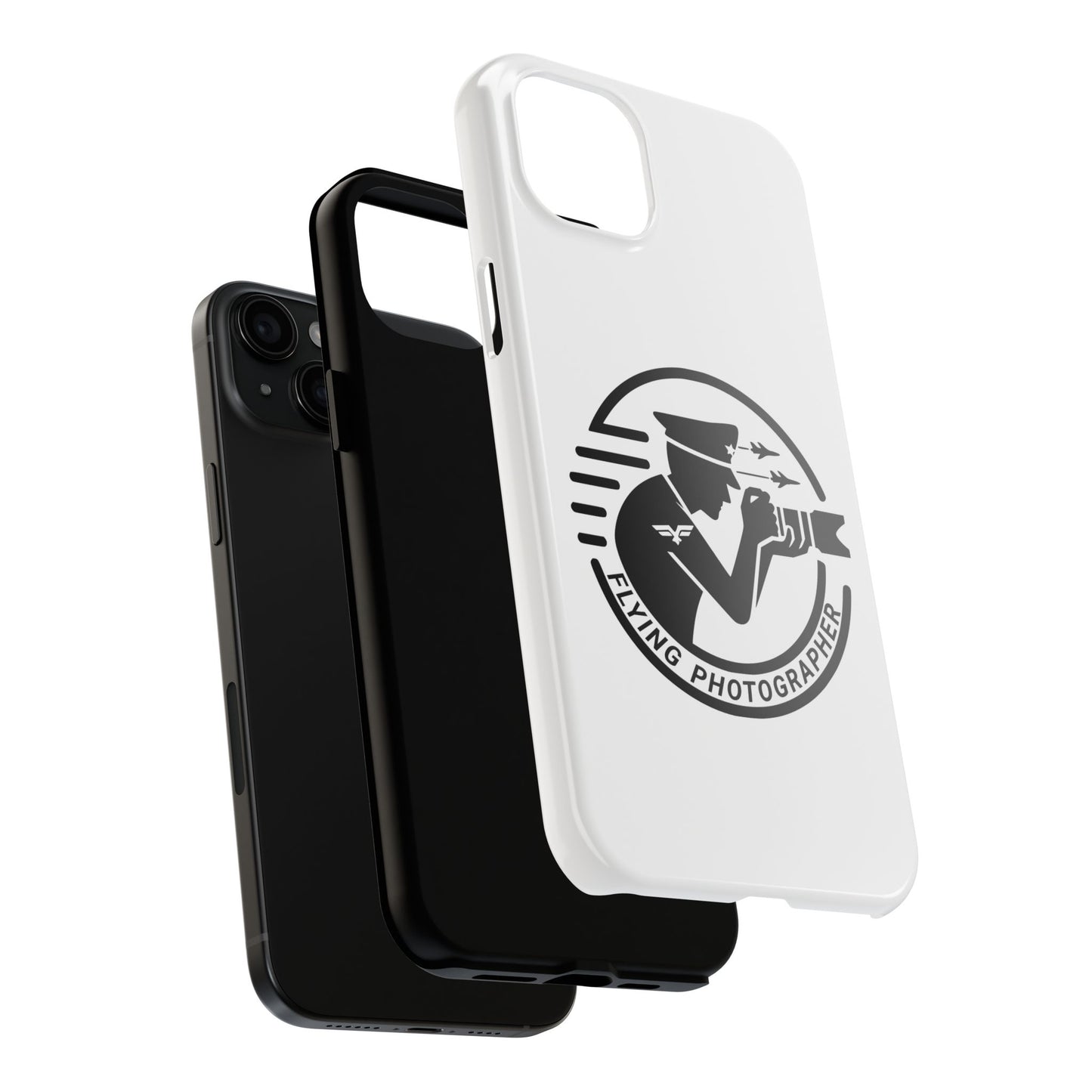 Flying Photographer Phone Cases