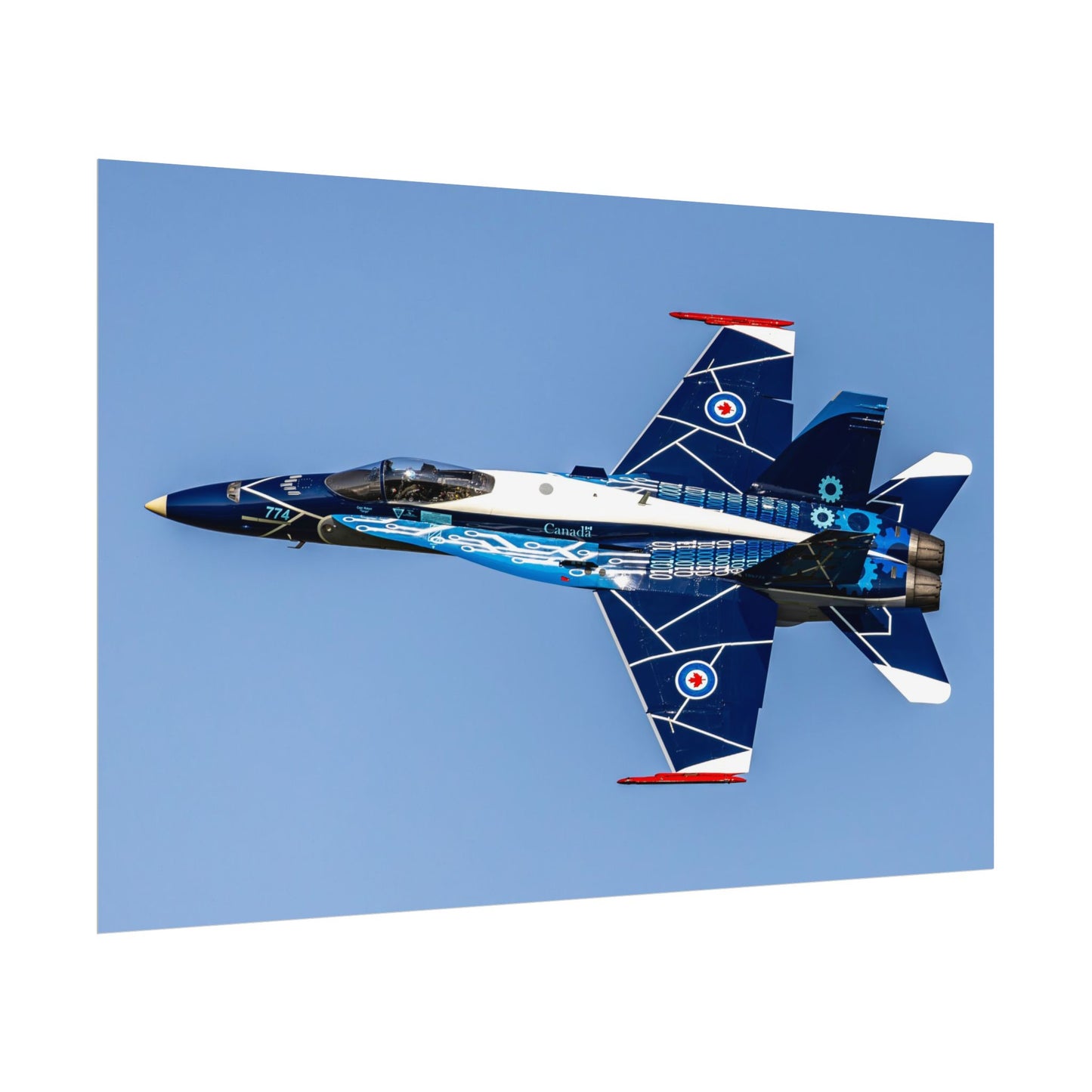 Rolled Poster Canadian Air Force CF-18 Hornet