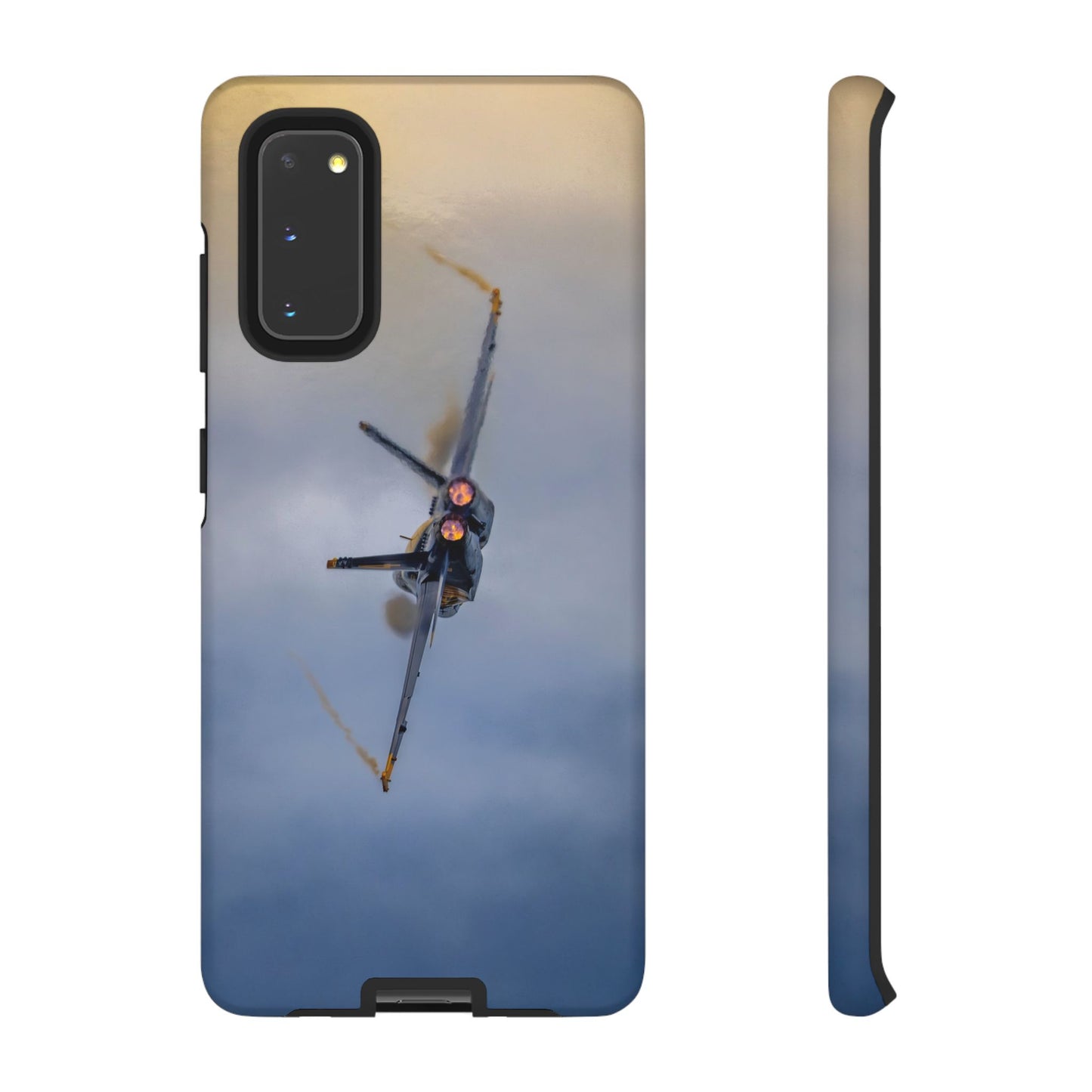 Phone Case - Tough Case with a Blue Angel afterburner design