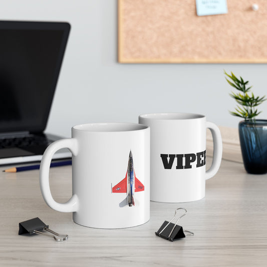 F-16 Viper Ceramic Mug, (11oz, 15oz)