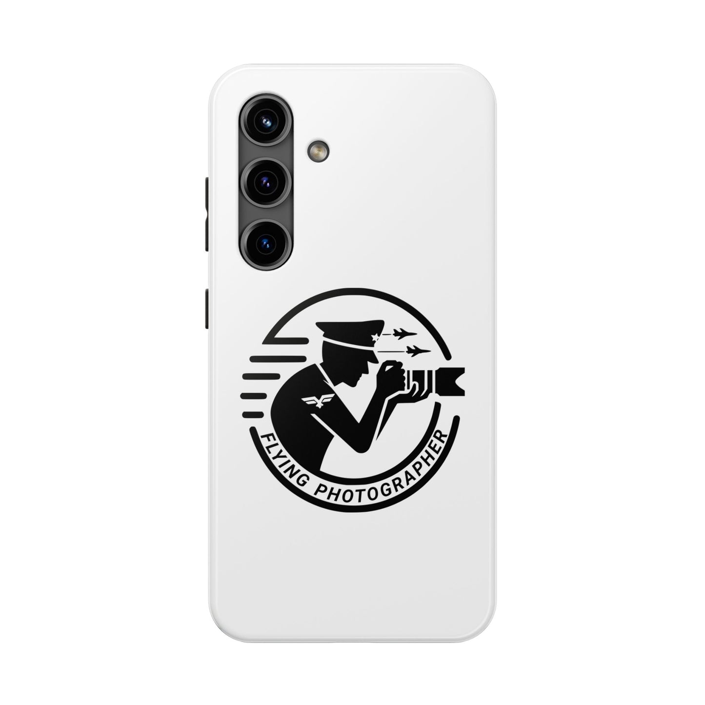 Flying Photographer Phone Cases