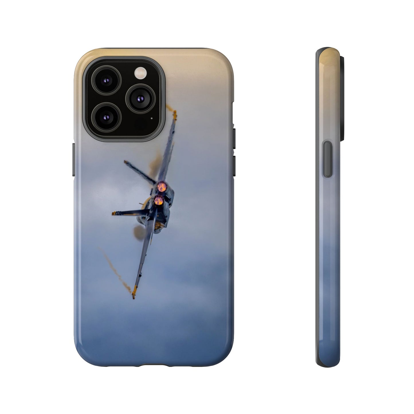 Phone Case - Tough Case with a Blue Angel afterburner design