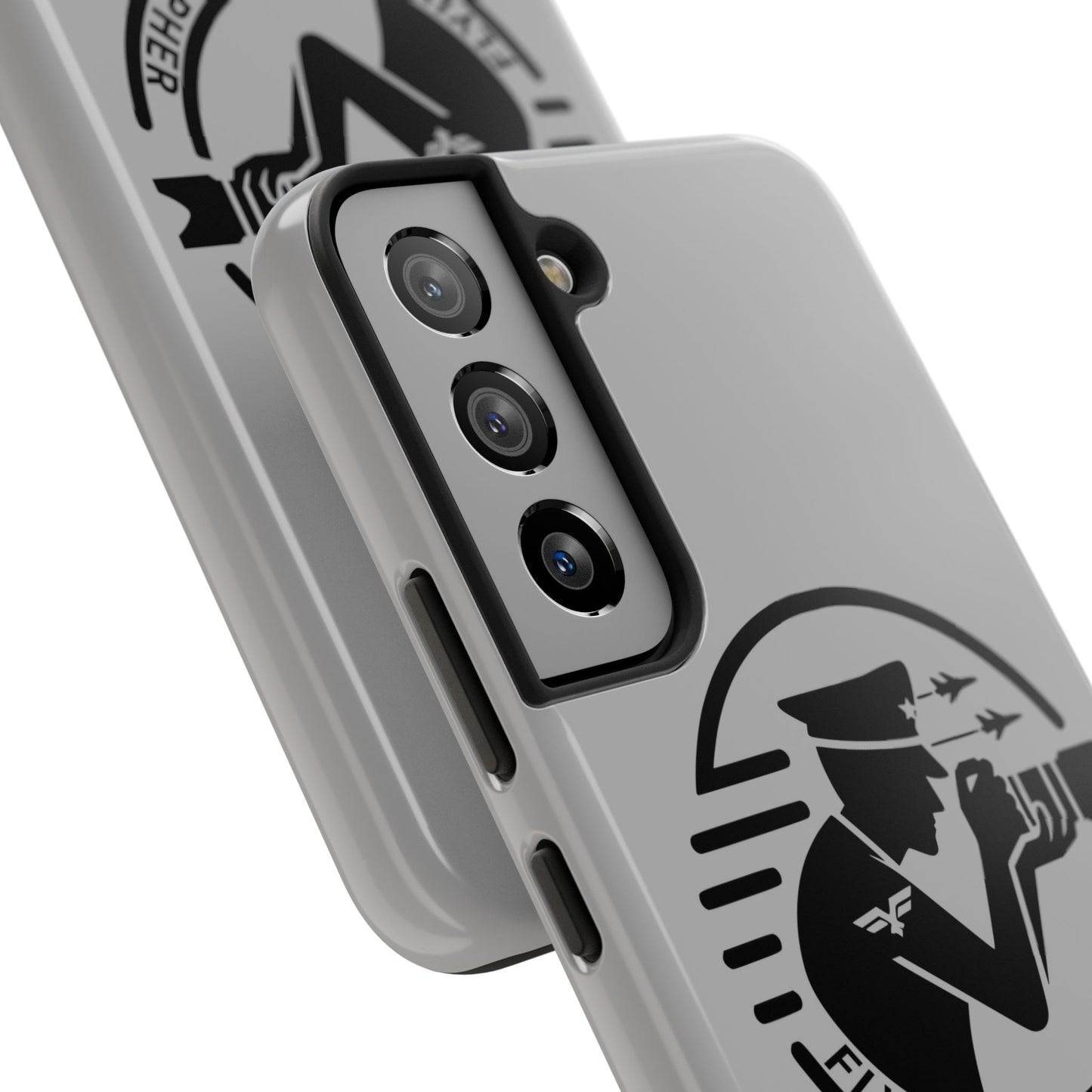 Flying Photographer Phone Case Gray