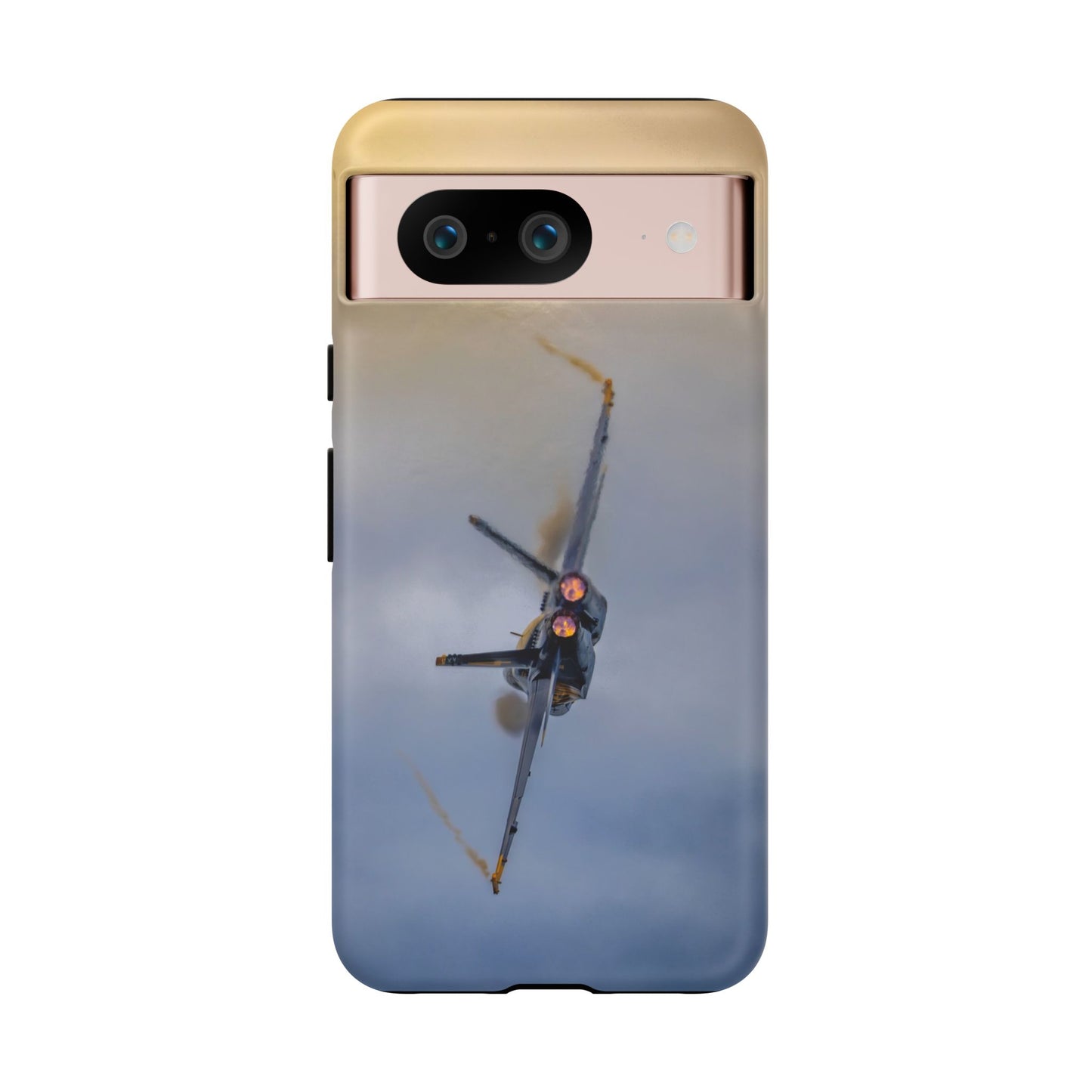 Phone Case - Tough Case with a Blue Angel afterburner design