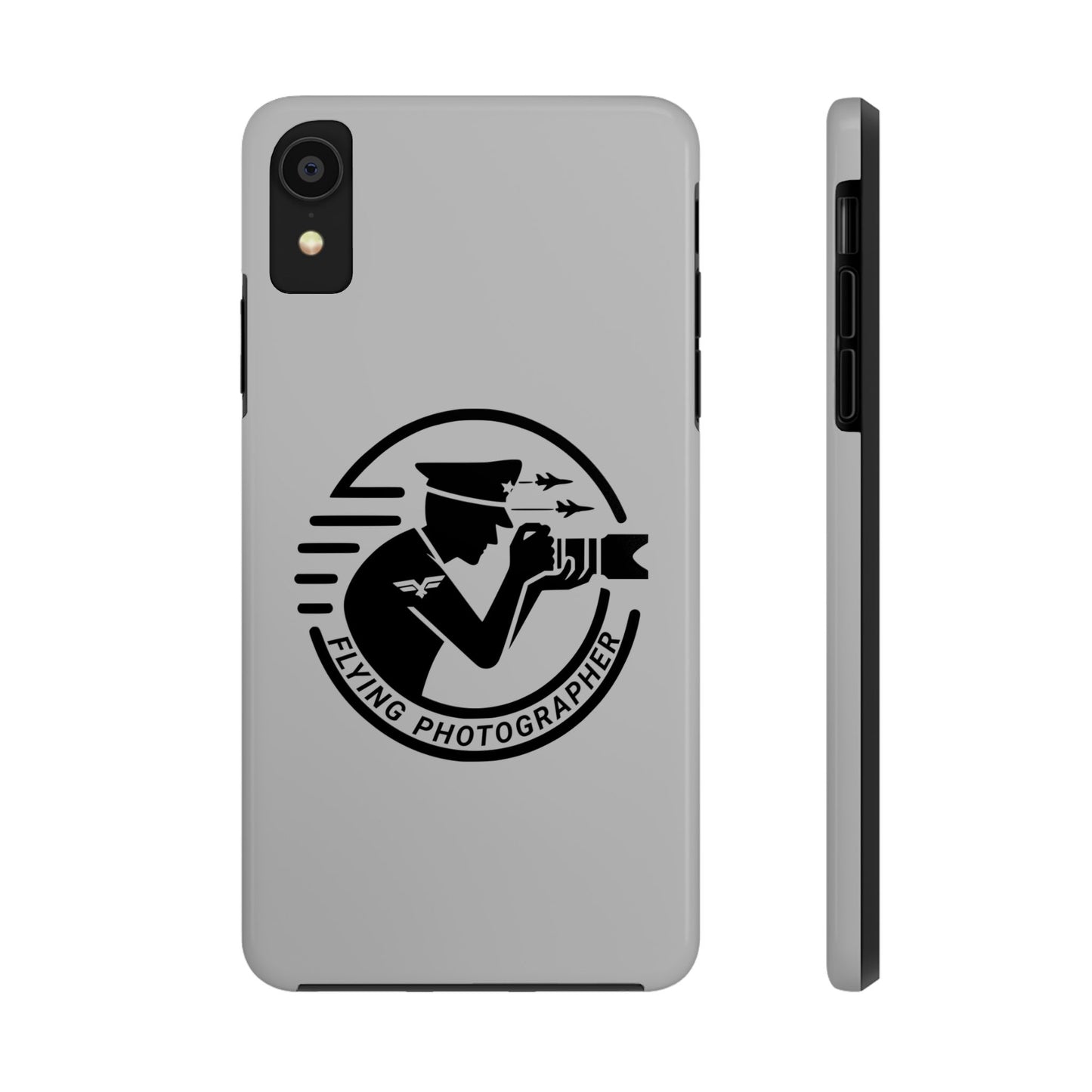 Flying Photographer Phone Case Gray