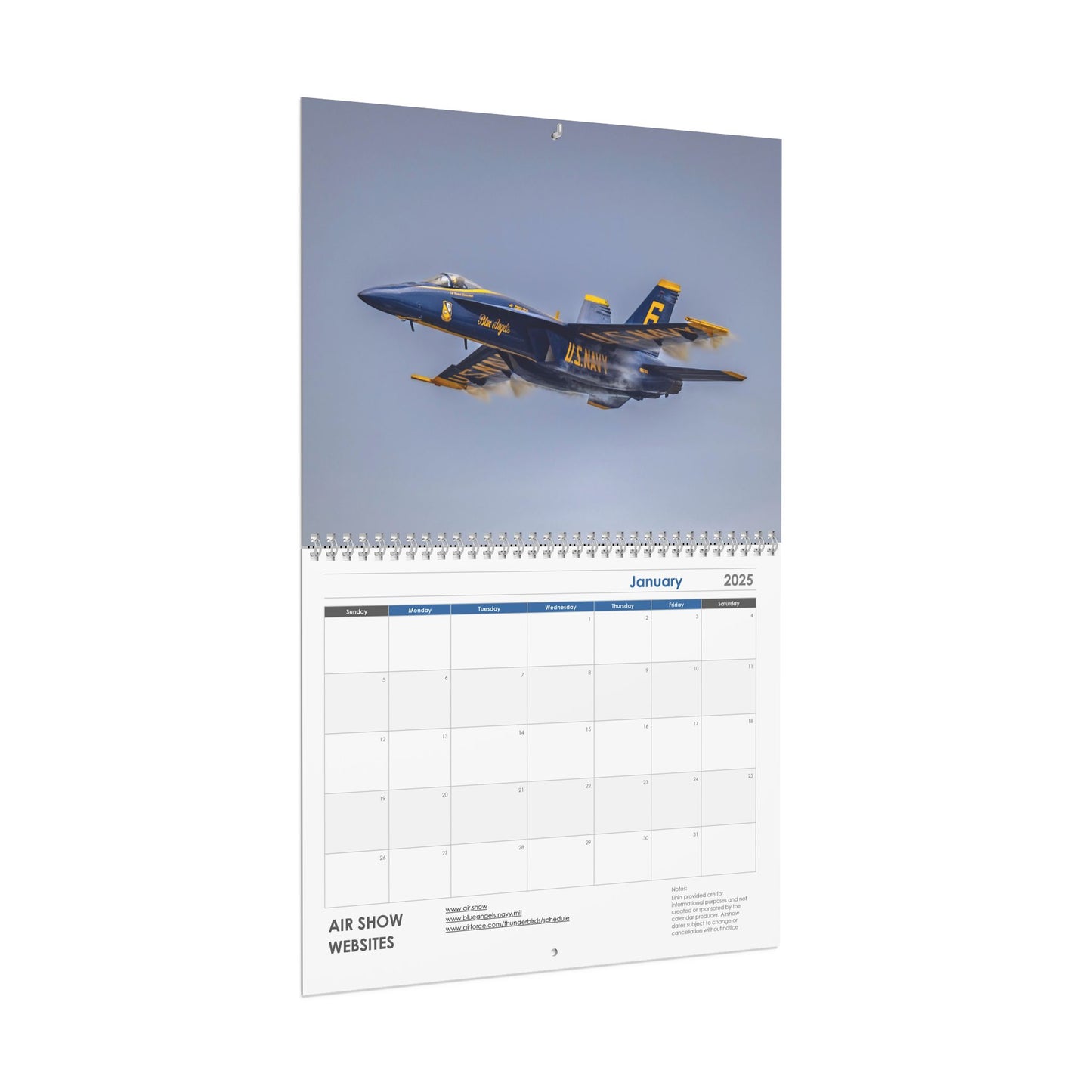 Airshow Wall Calendar 2025