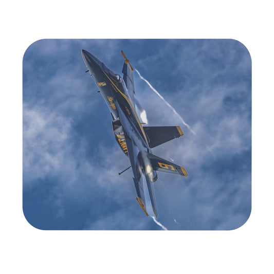 Blue Angels Jet Aerial Mouse Pad — Military Aviation Desk Mat
