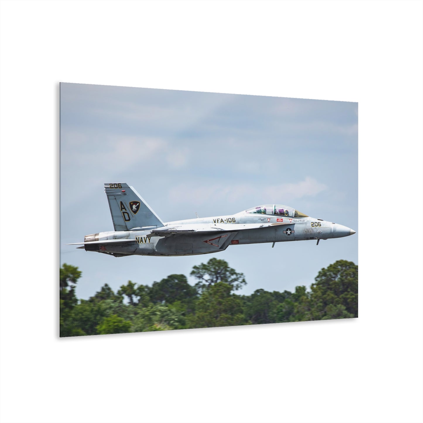 F/A-18F Super Hornet Low Pass Acrylic Print