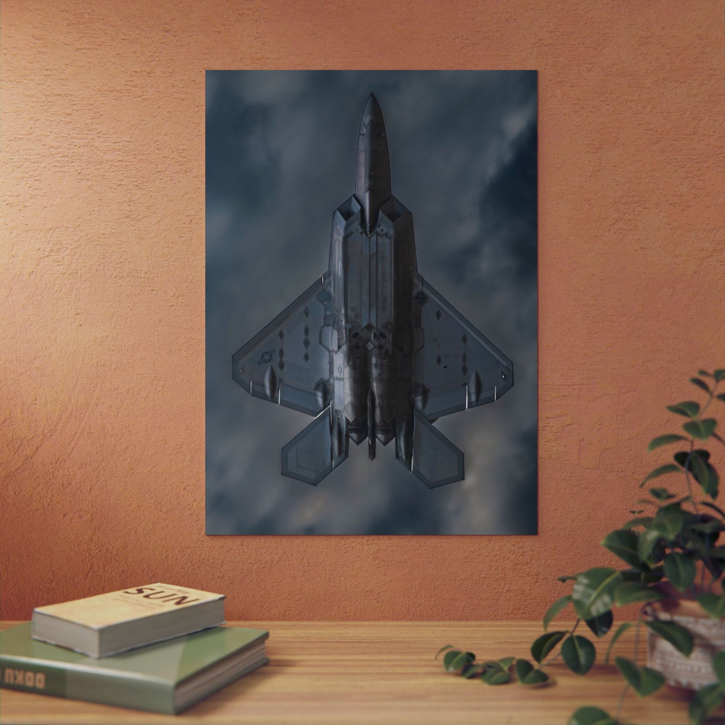 F-22 Raptor Print on Aluminum Composite Panel