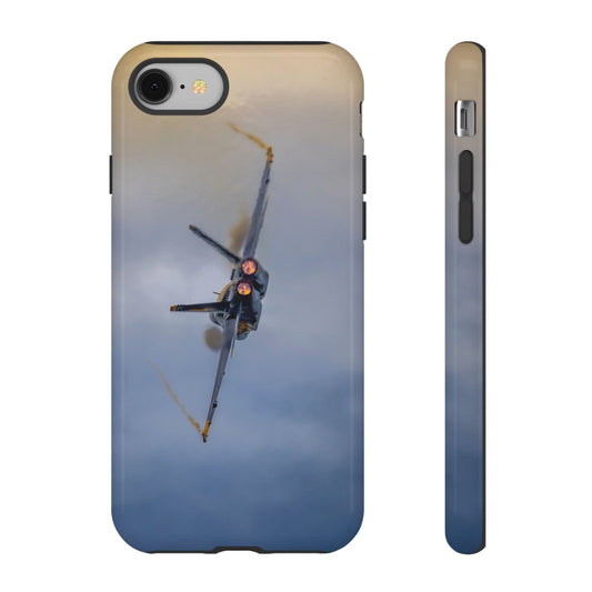 Phone Case - Tough Case with a Blue Angel afterburner design