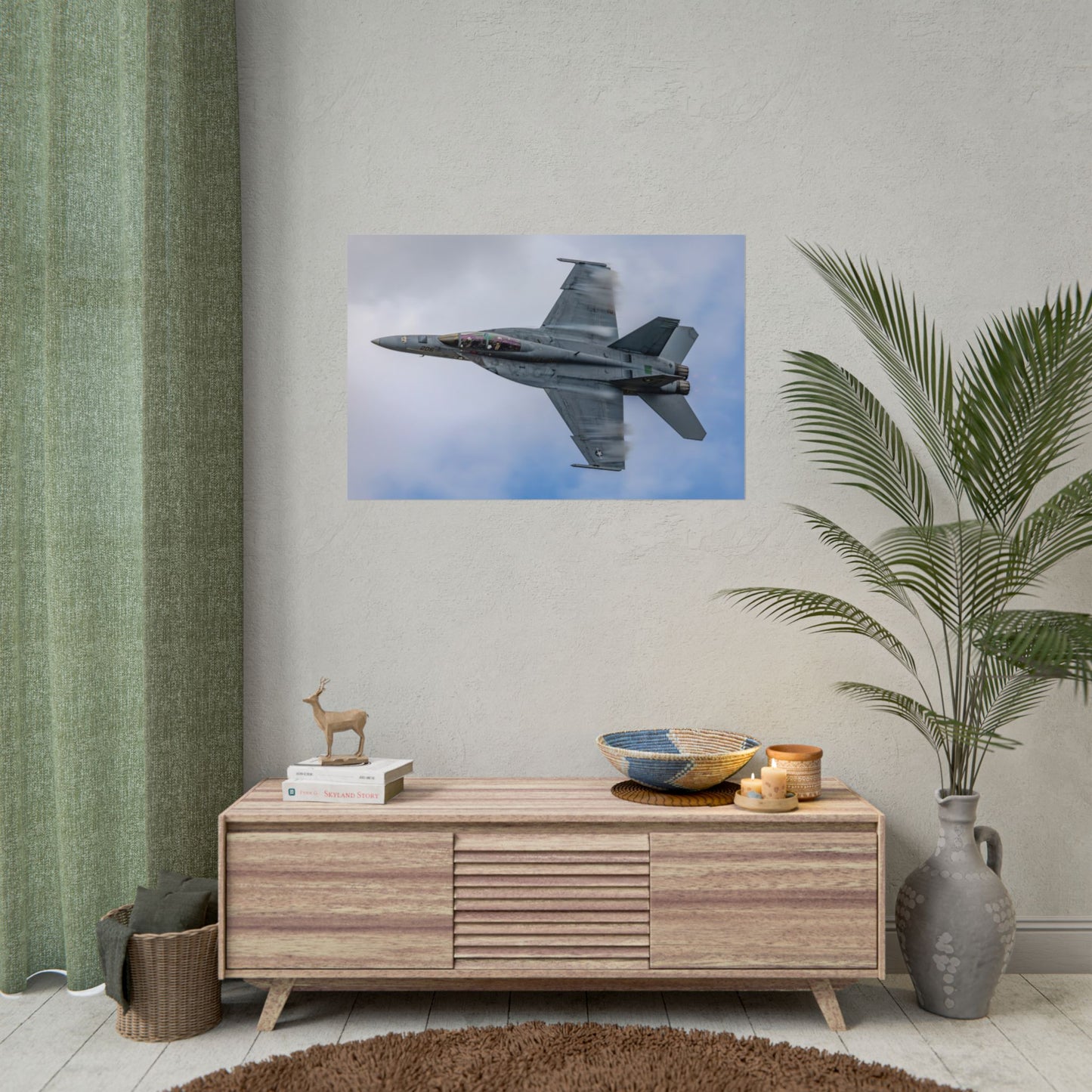 Poster Print - F/A-18F Super Hornet High Speed Pass