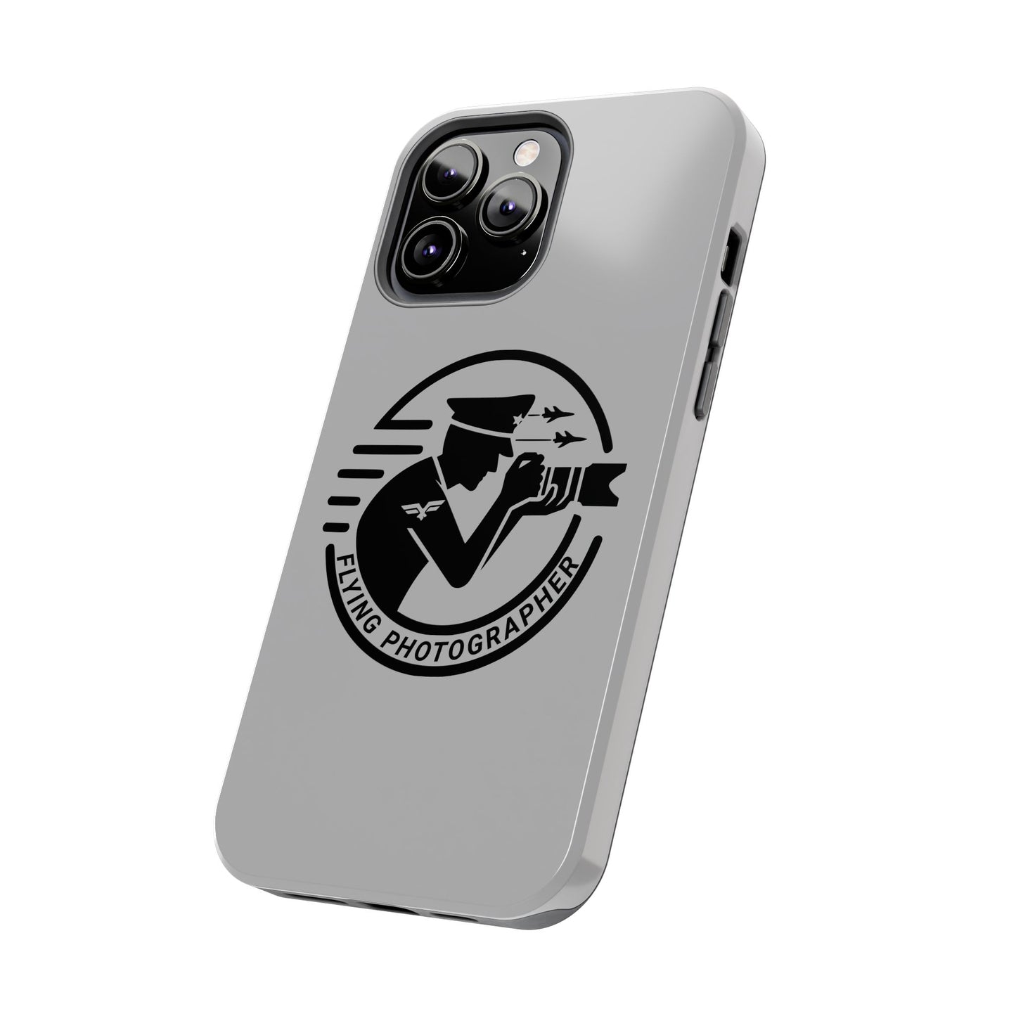 Flying Photographer Phone Case Gray