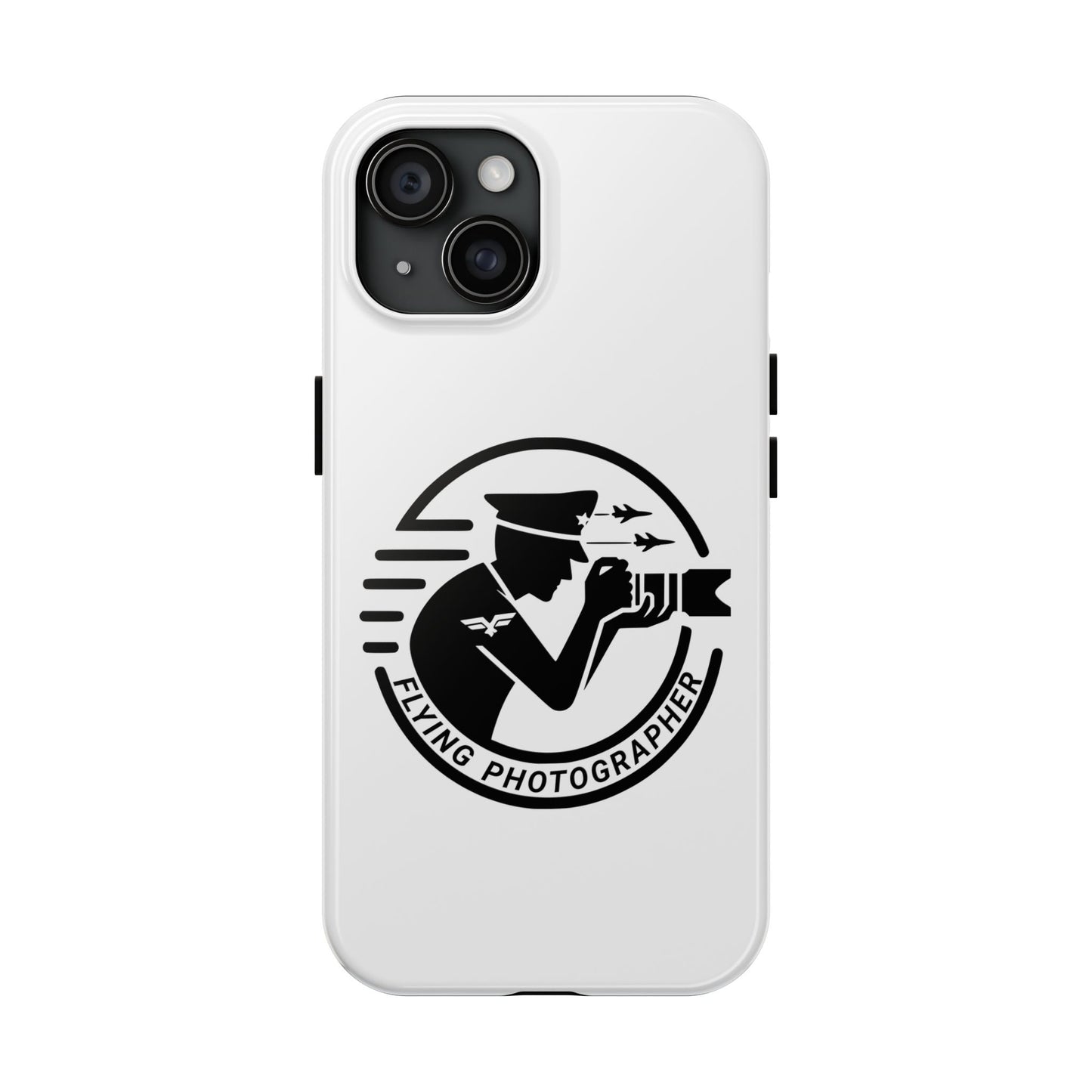 Flying Photographer Phone Cases