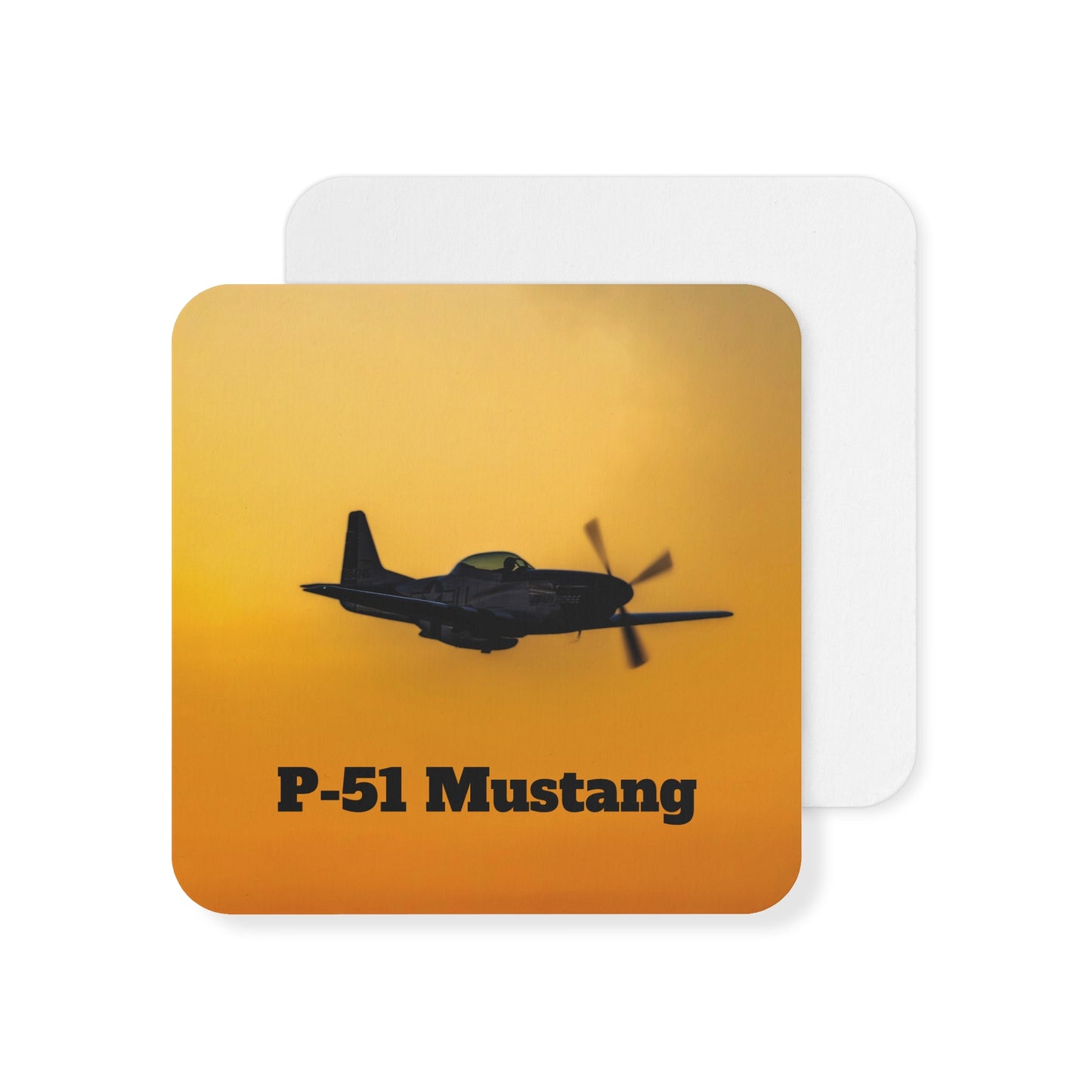 Coaster Set - P-51 Mustang