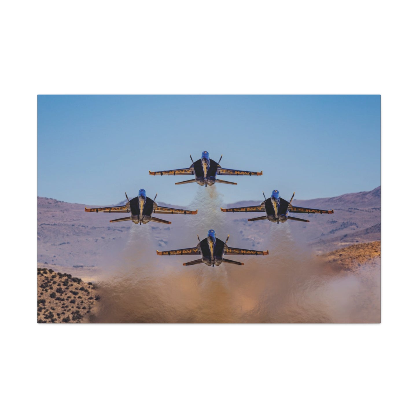 Canvas Gallery Wraps - Desert Blue Angels