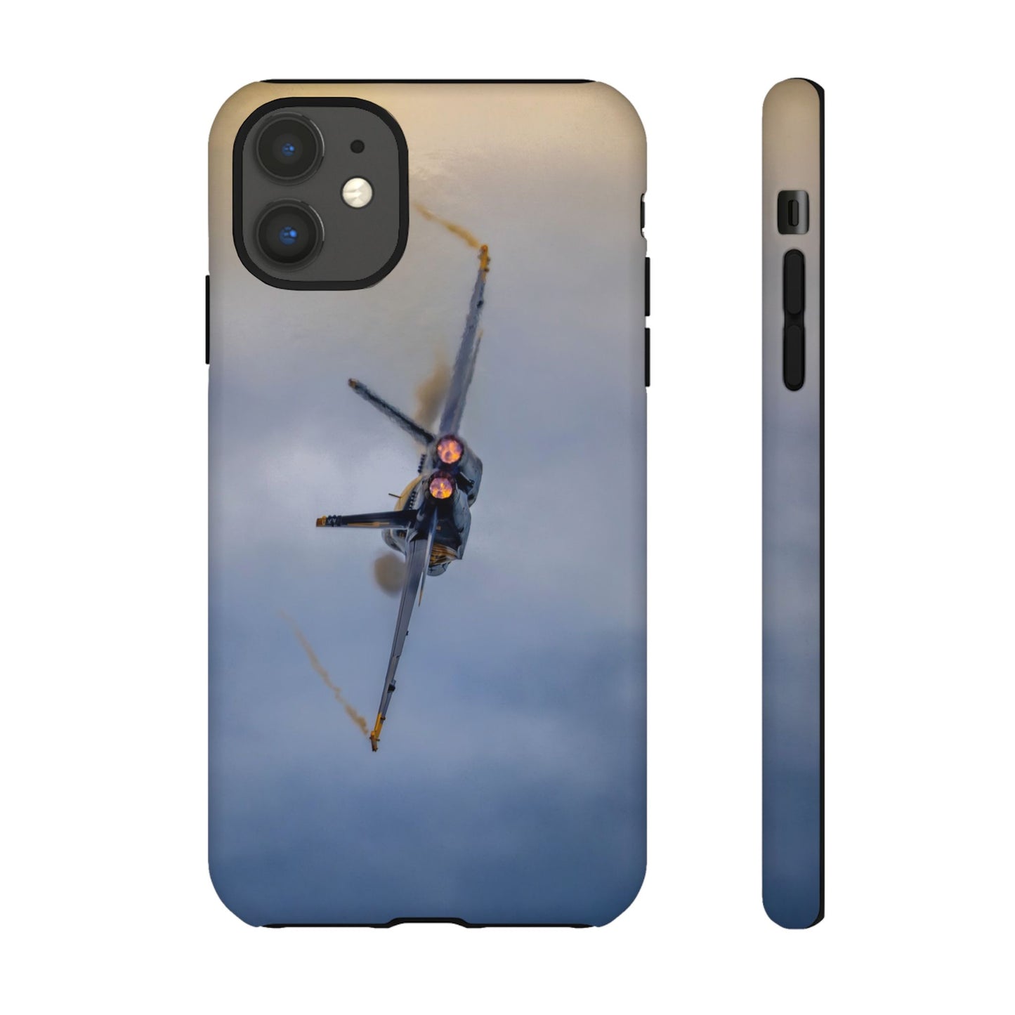 Phone Case - Tough Case with a Blue Angel afterburner design