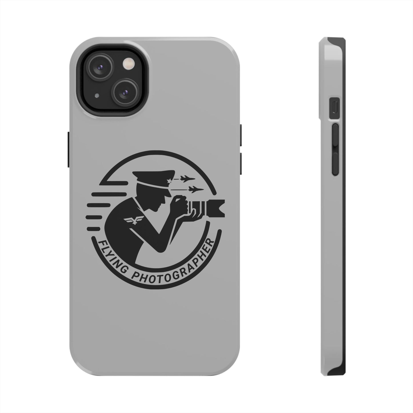 Flying Photographer Phone Case Gray