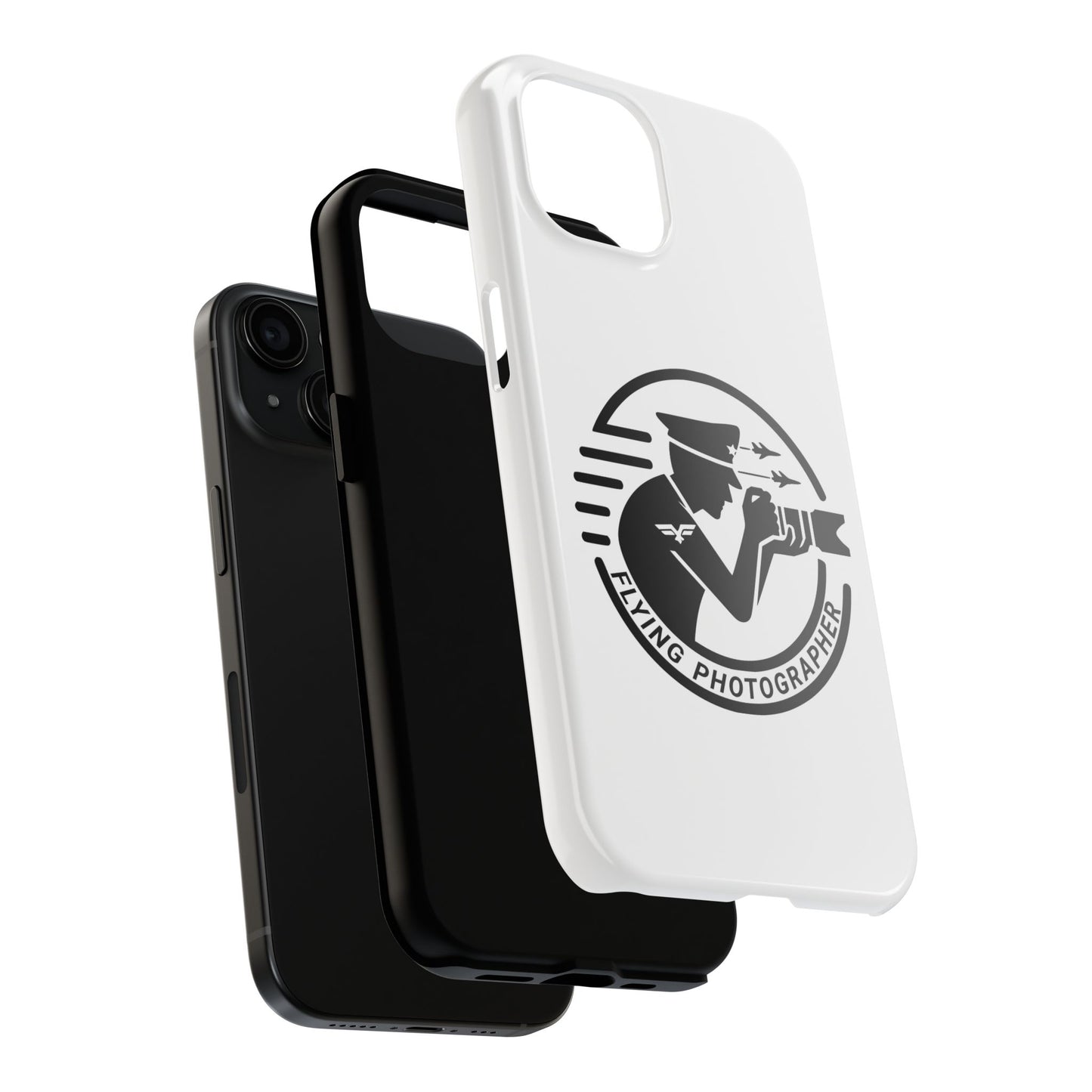 Flying Photographer Phone Cases