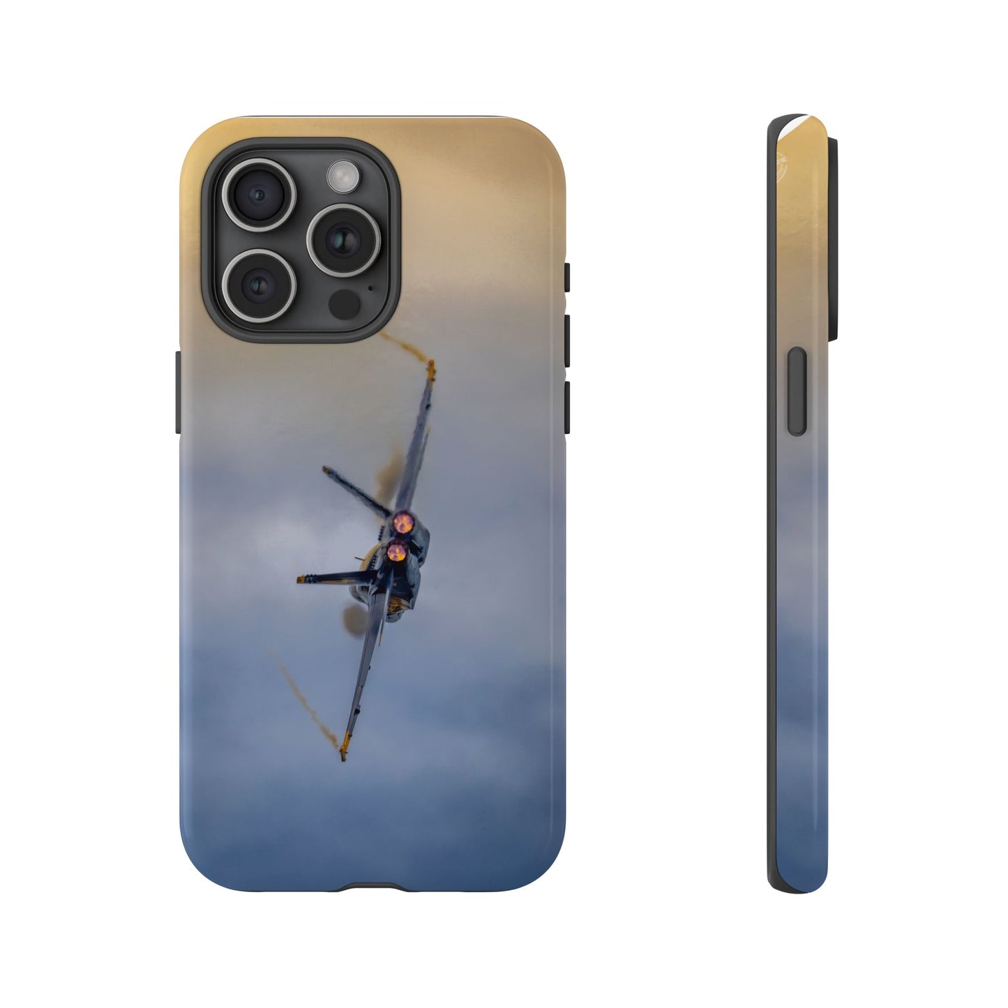 Phone Case - Tough Case with a Blue Angel afterburner design