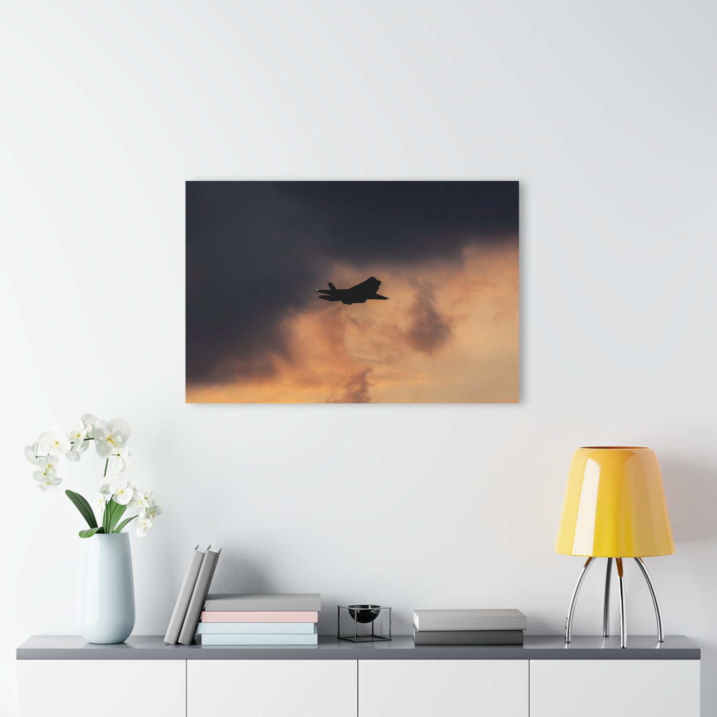 F-35 Lightning II at Sunset Acrylic Print