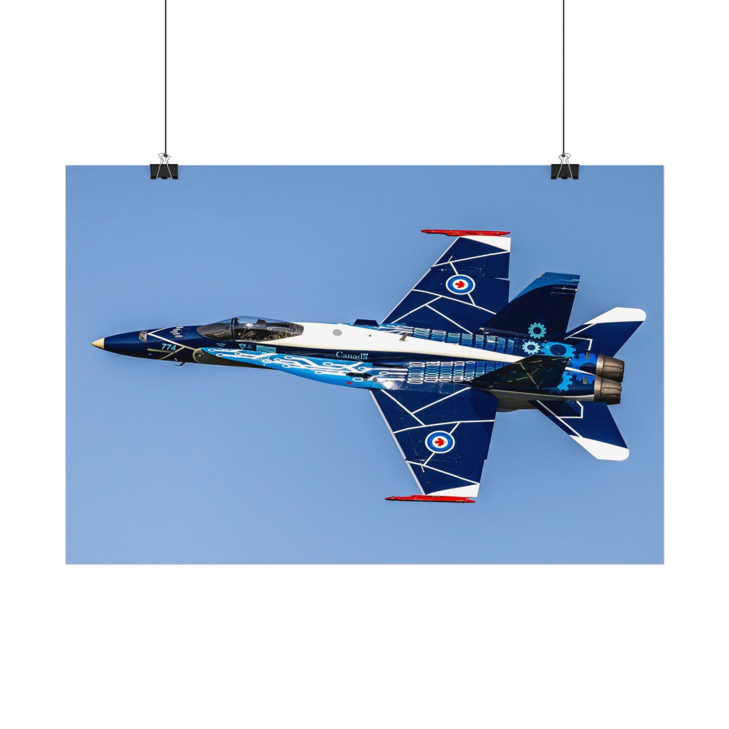 Rolled Poster Canadian Air Force CF-18 Hornet