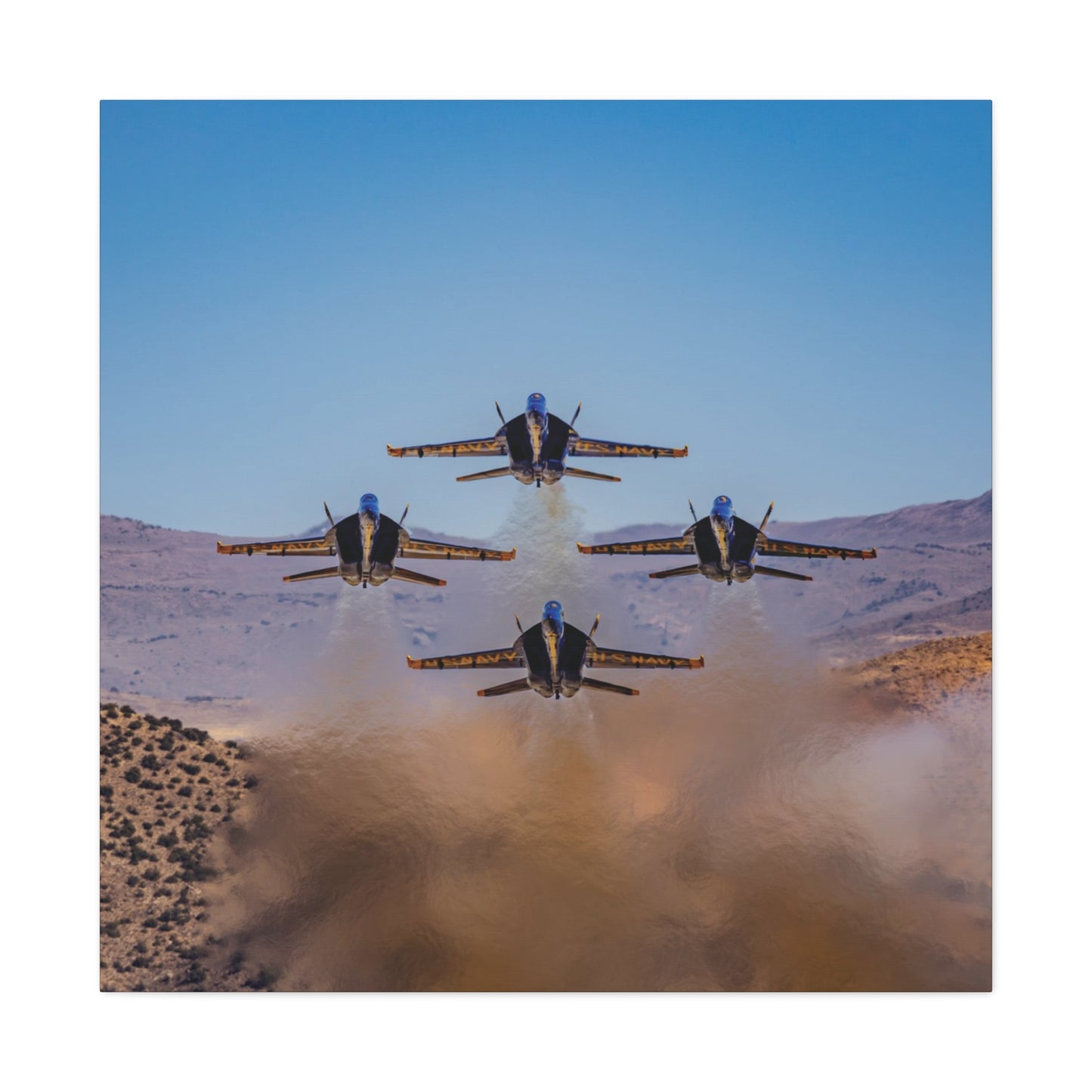 Canvas Gallery Wraps - Desert Blue Angels