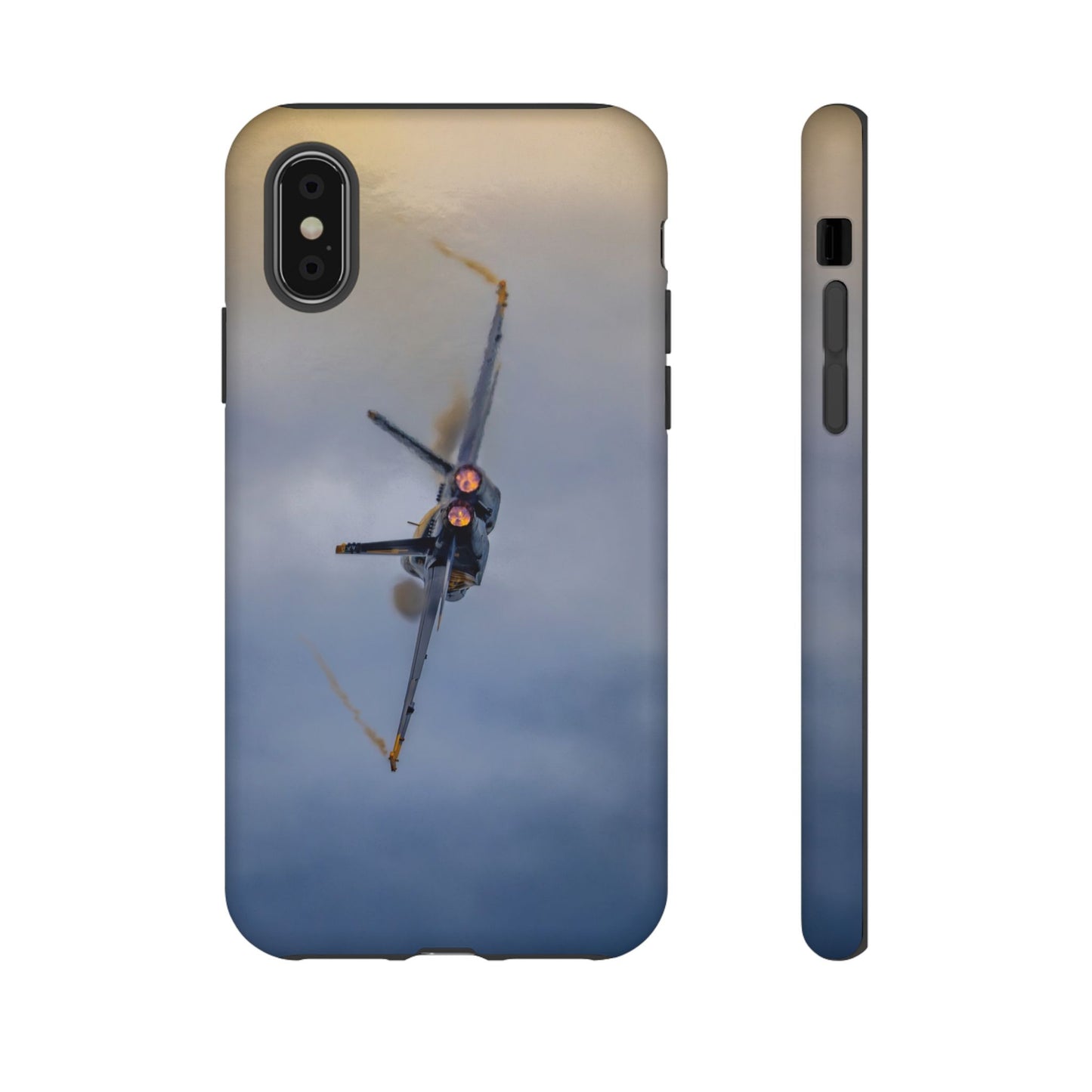 Phone Case - Tough Case with a Blue Angel afterburner design