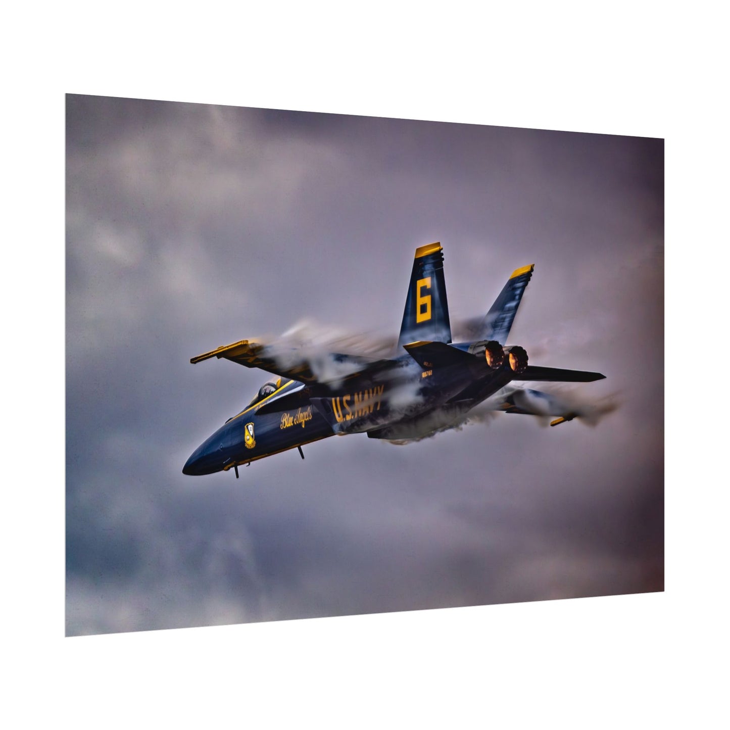 Poster Print - Blue Angel #6 Vapor Design