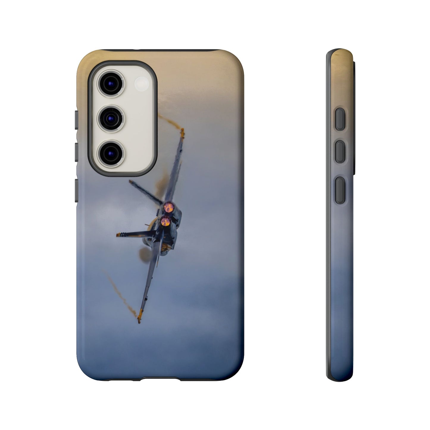 Phone Case - Tough Case with a Blue Angel afterburner design