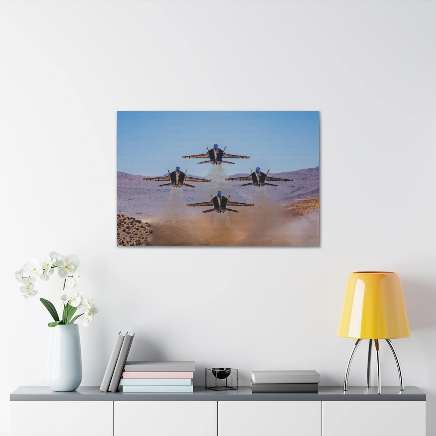 Canvas Gallery Wraps - Desert Blue Angels