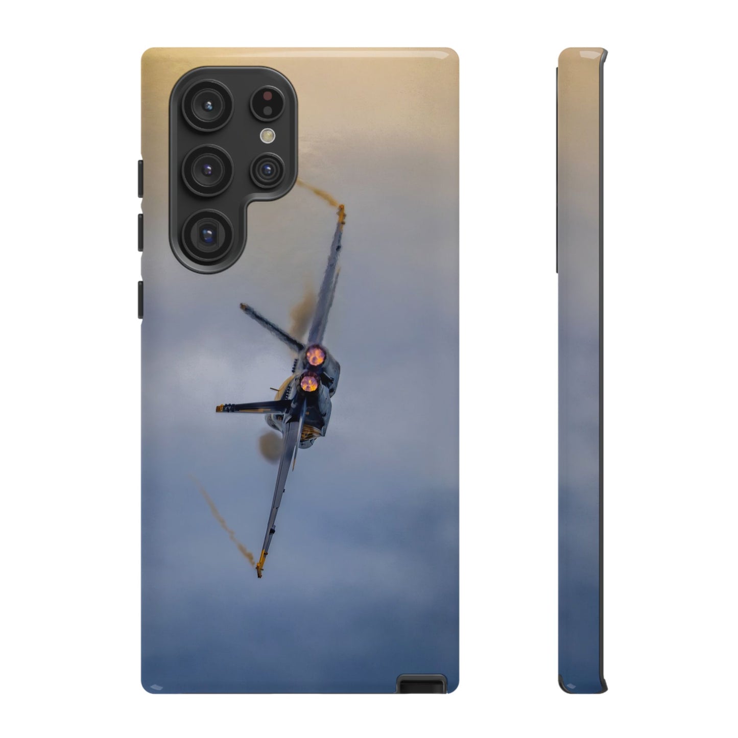 Phone Case - Tough Case with a Blue Angel afterburner design