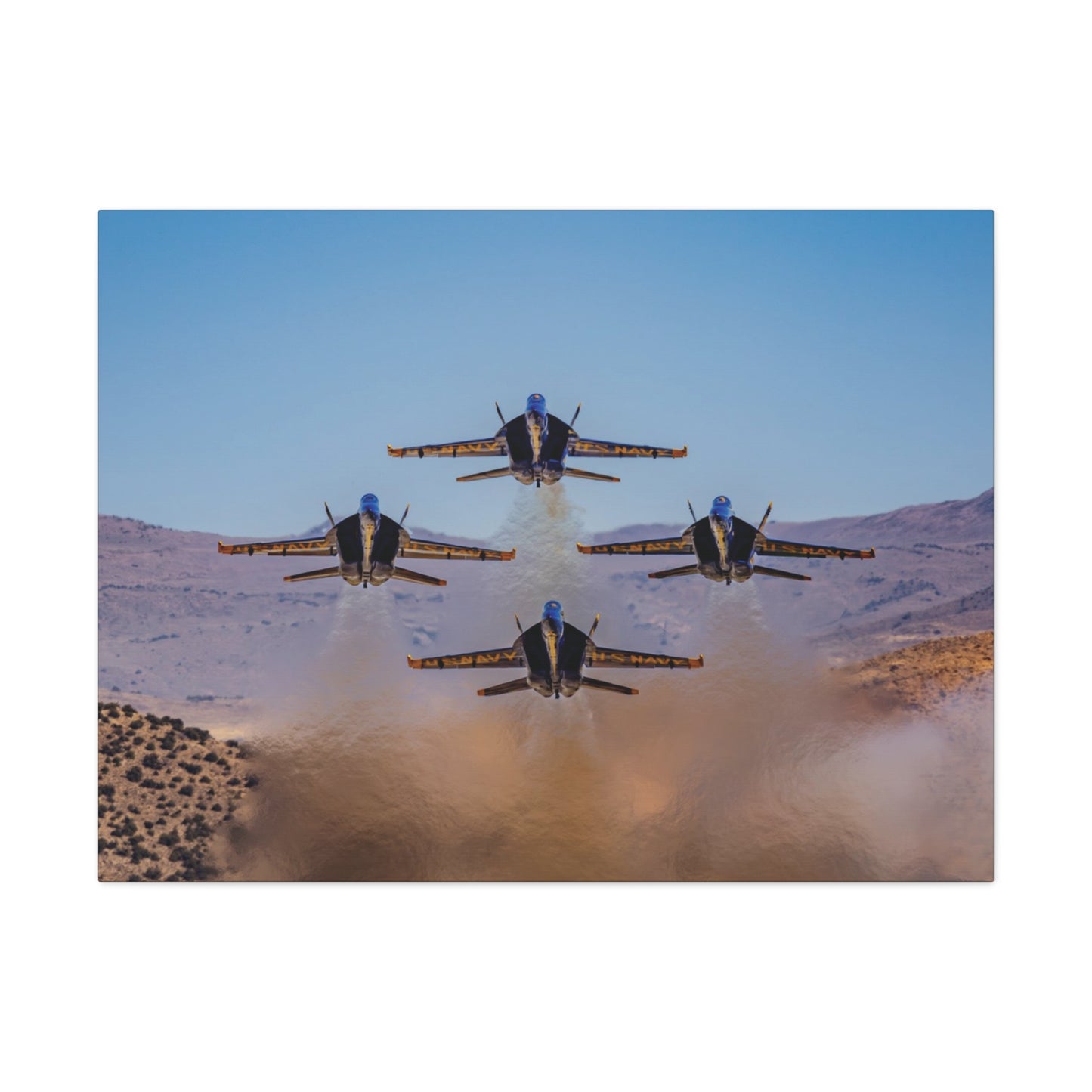 Canvas Gallery Wraps - Desert Blue Angels