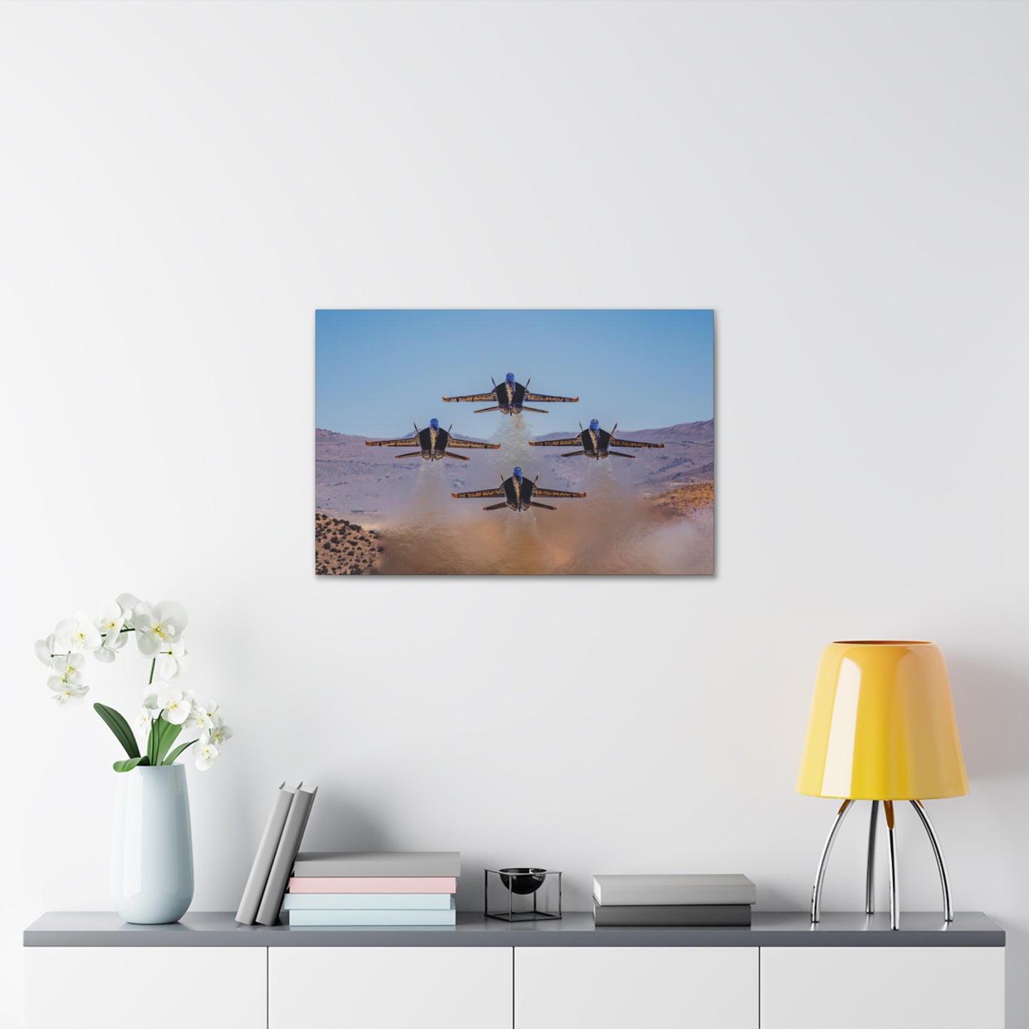 Canvas Gallery Wraps - Desert Blue Angels