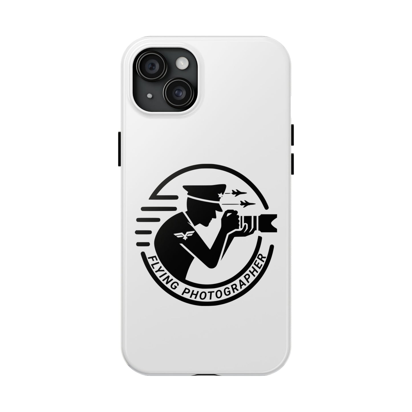 Flying Photographer Phone Cases