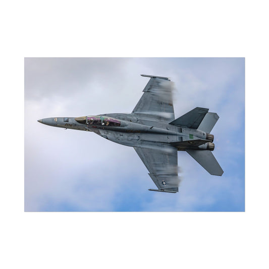 Poster Print - F/A-18F Super Hornet High Speed Pass