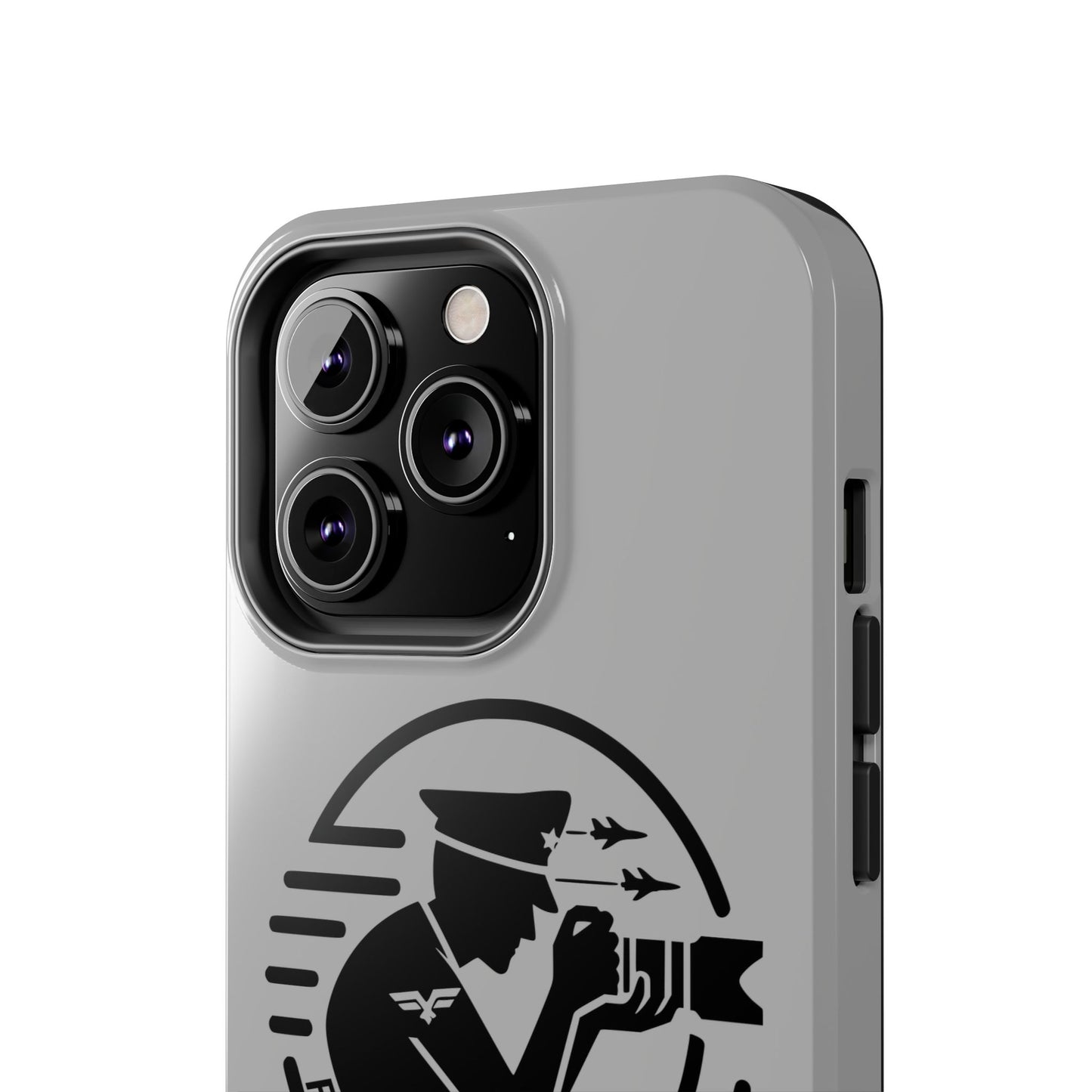 Flying Photographer Phone Case Gray