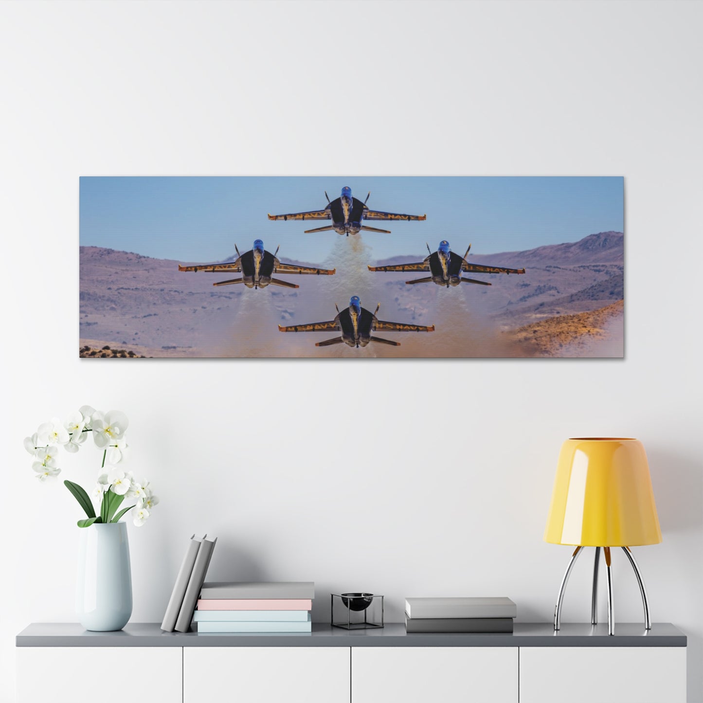 Canvas Gallery Wraps - Desert Blue Angels