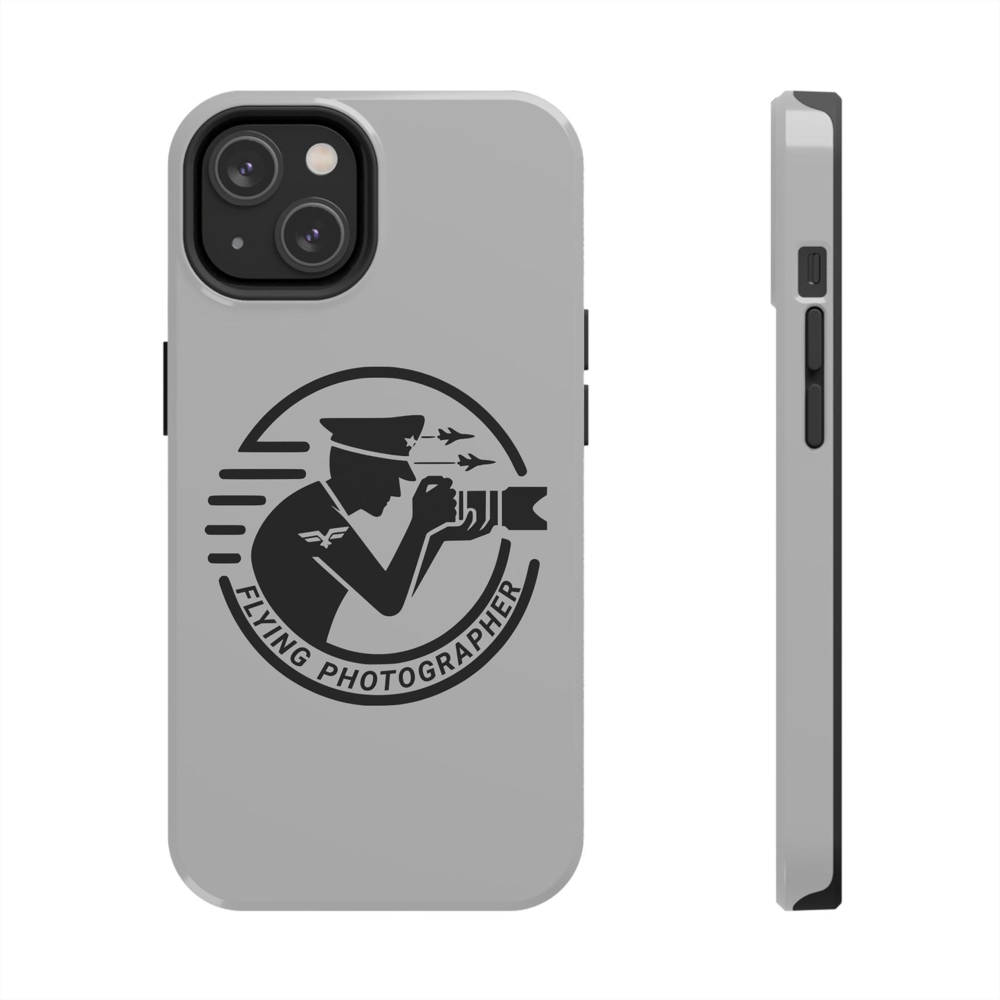 Flying Photographer Phone Case Gray