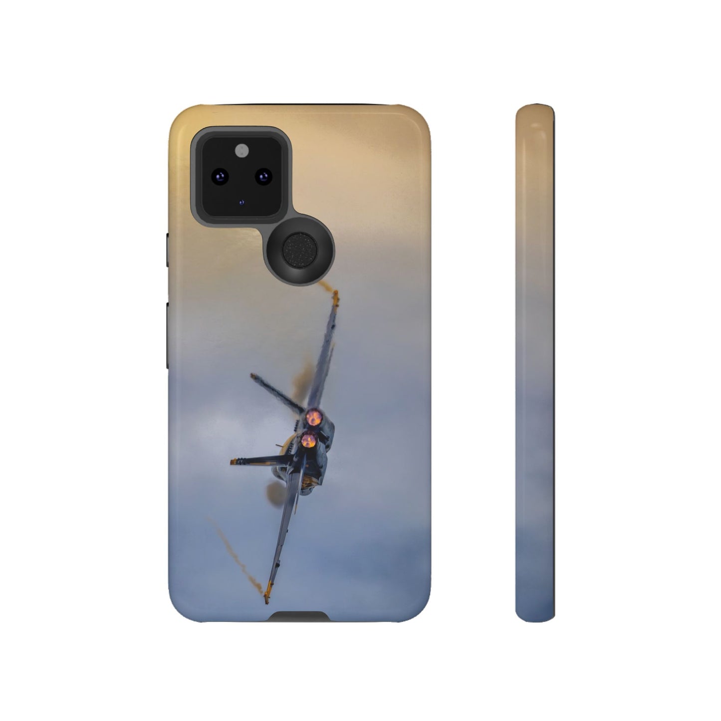 Phone Case - Tough Case with a Blue Angel afterburner design