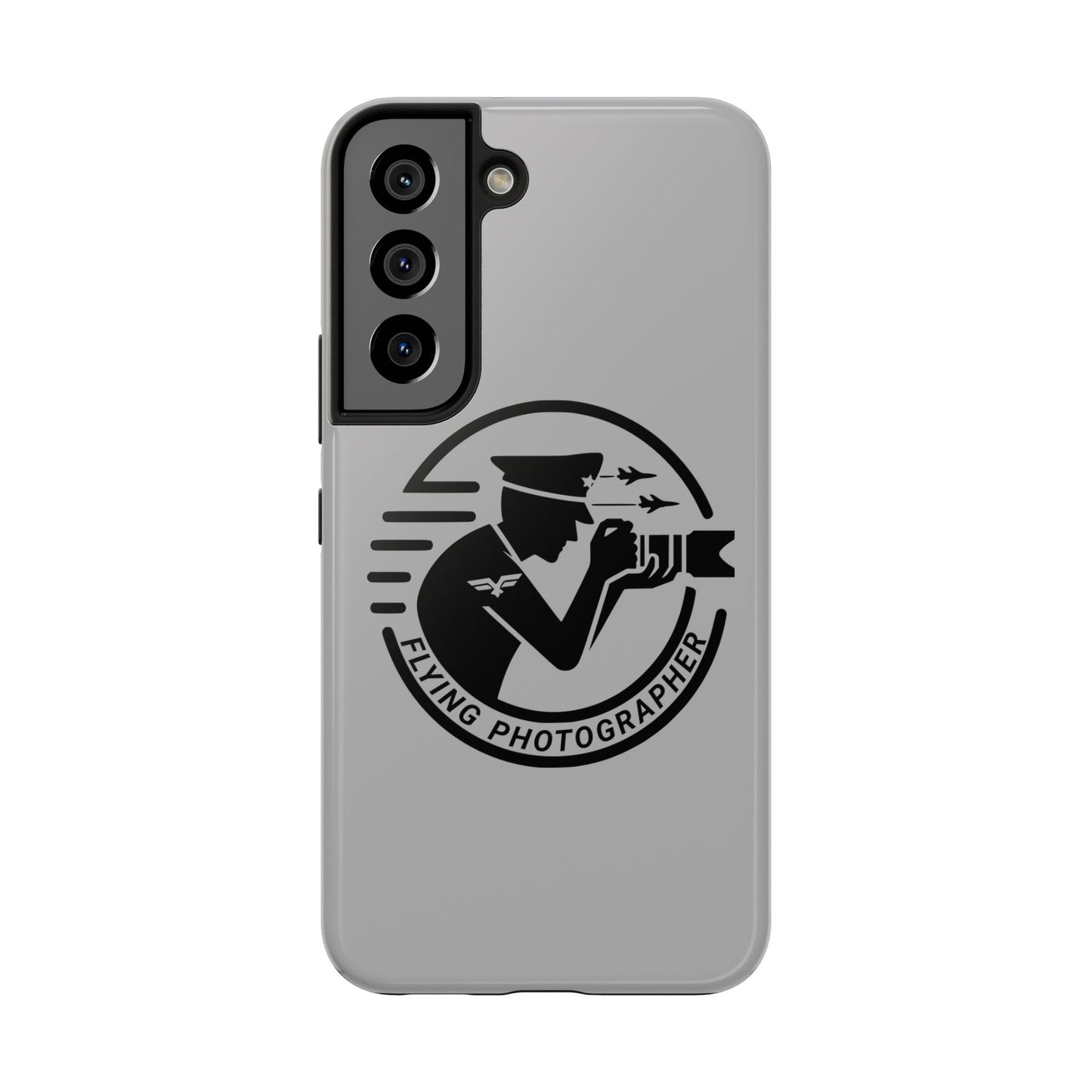 Flying Photographer Phone Case Gray