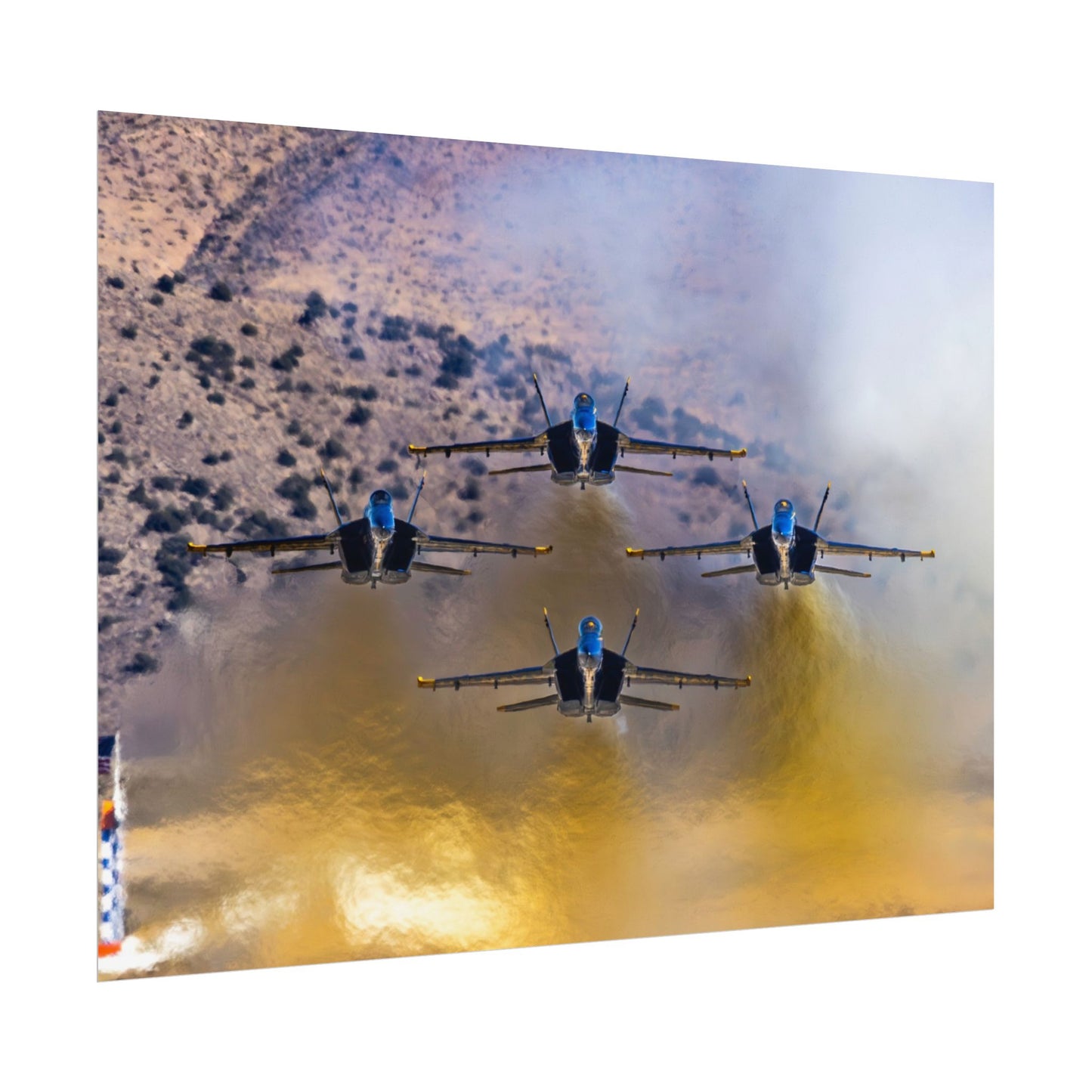 Poster Print - Blue Angels Takeoff Head-on