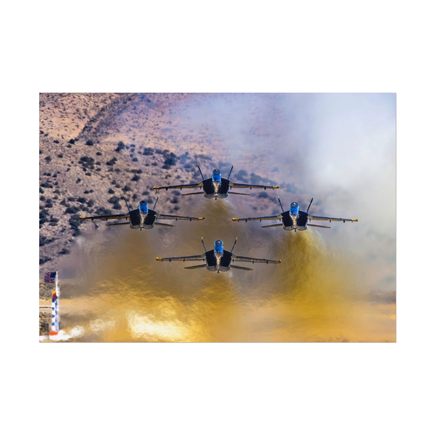 Poster Print - Blue Angels Takeoff Head-on