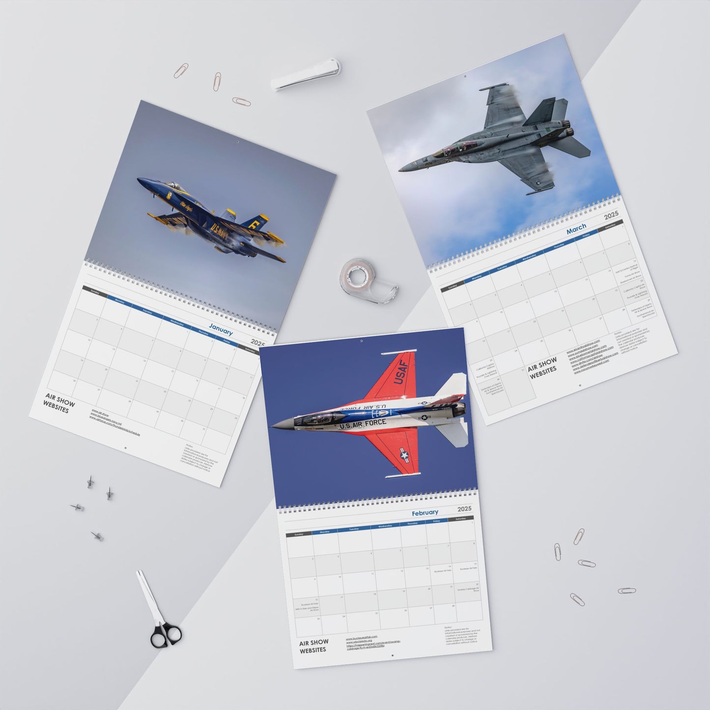 Airshow Wall Calendar 2025