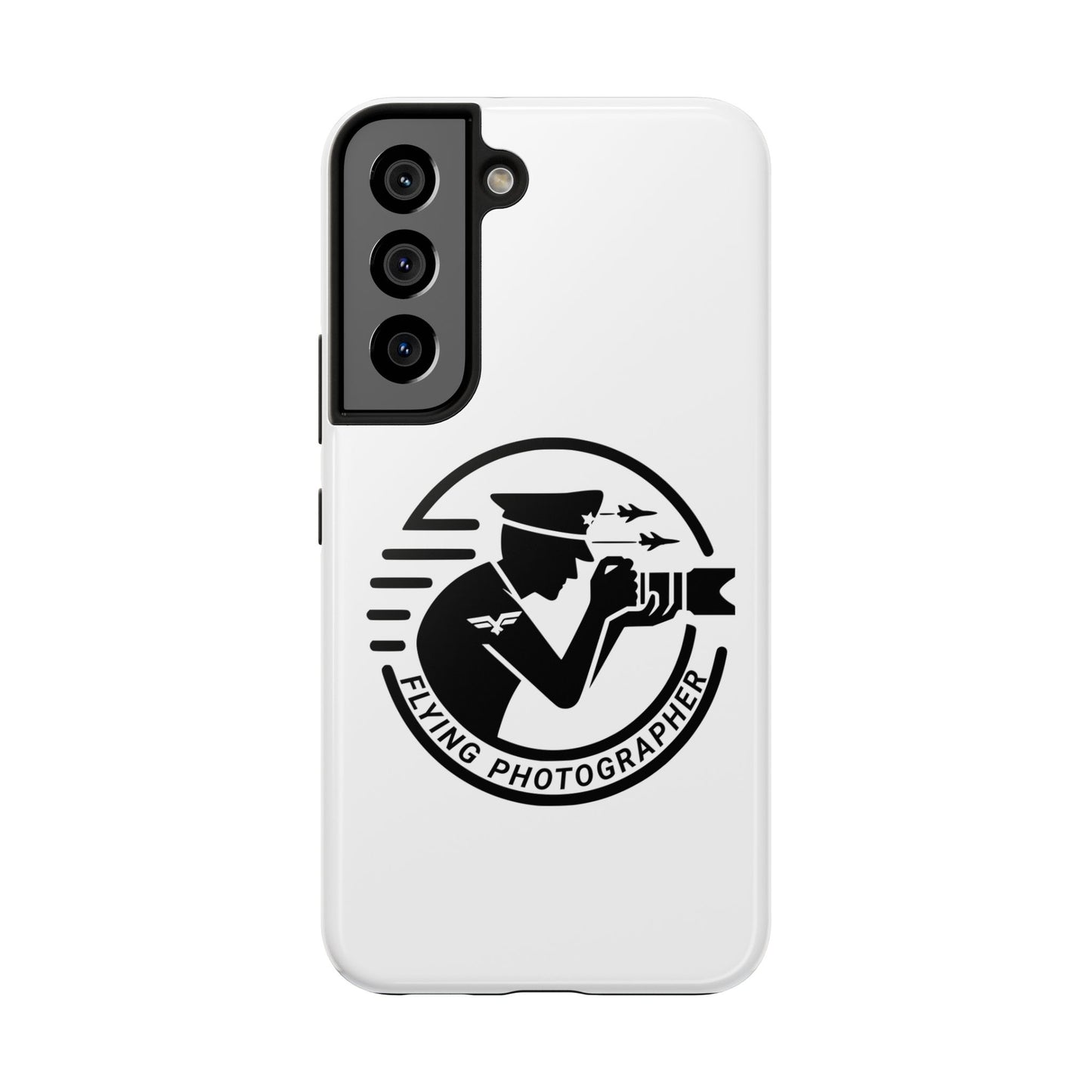 Flying Photographer Phone Cases