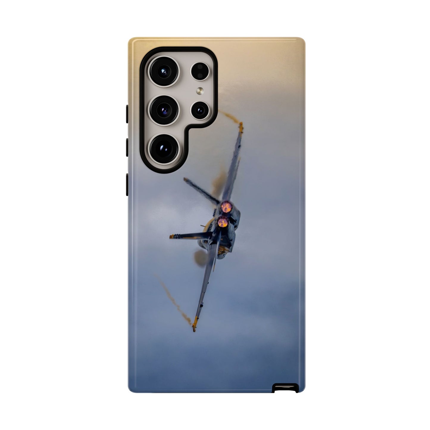 Phone Case - Tough Case with a Blue Angel afterburner design