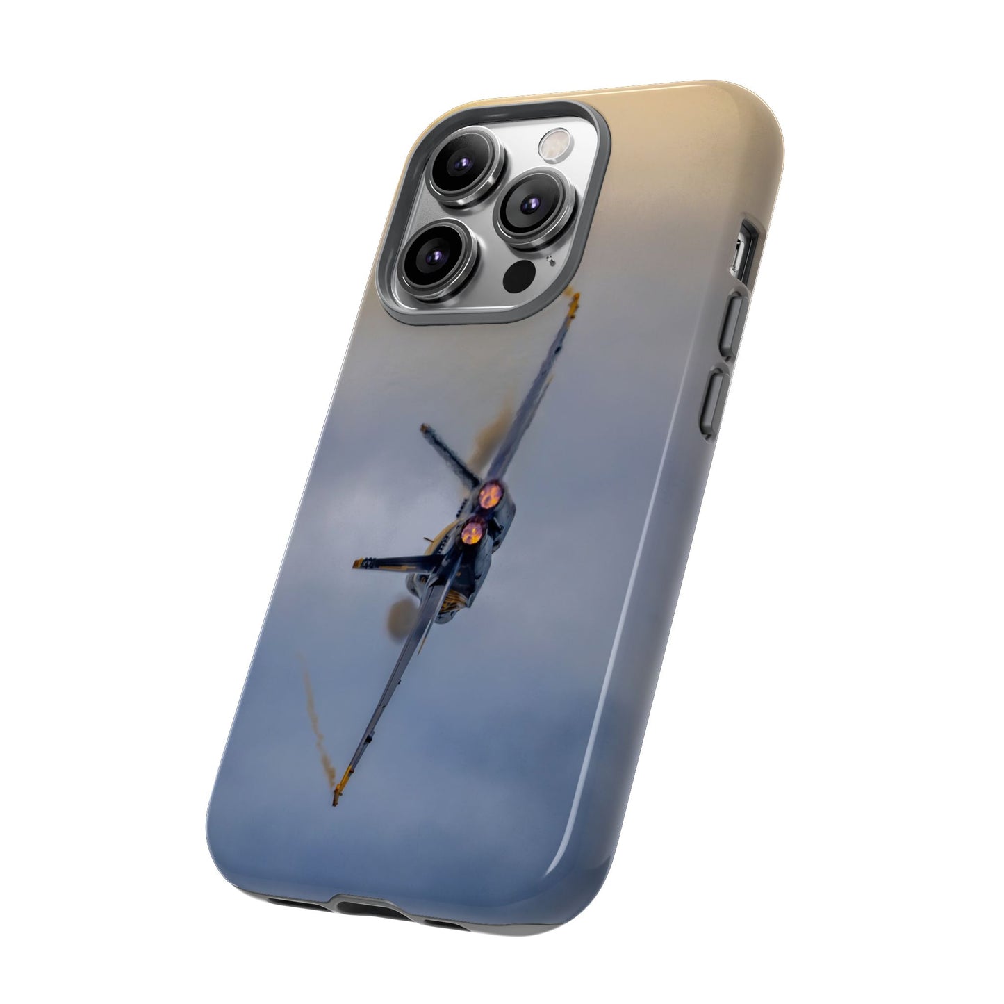 Phone Case - Tough Case with a Blue Angel afterburner design