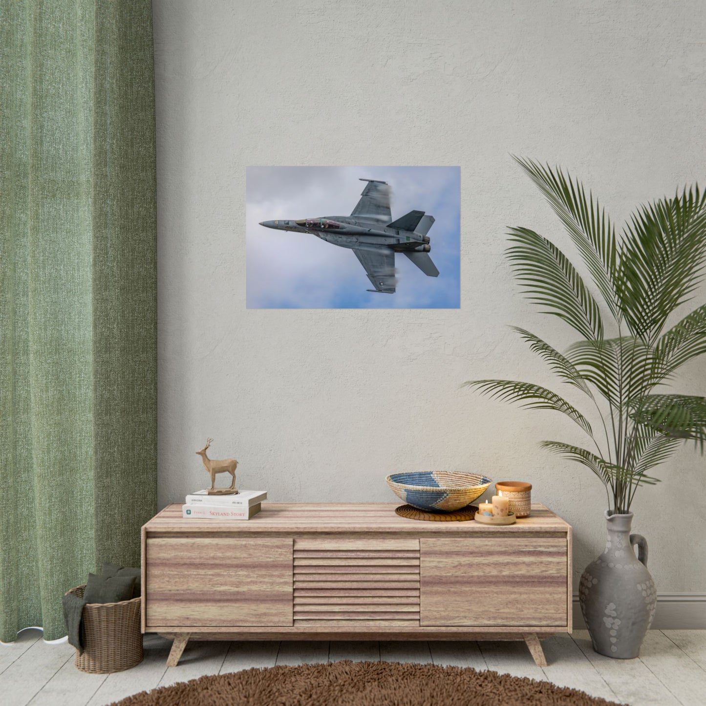 Poster Print - F/A-18F Super Hornet High Speed Pass