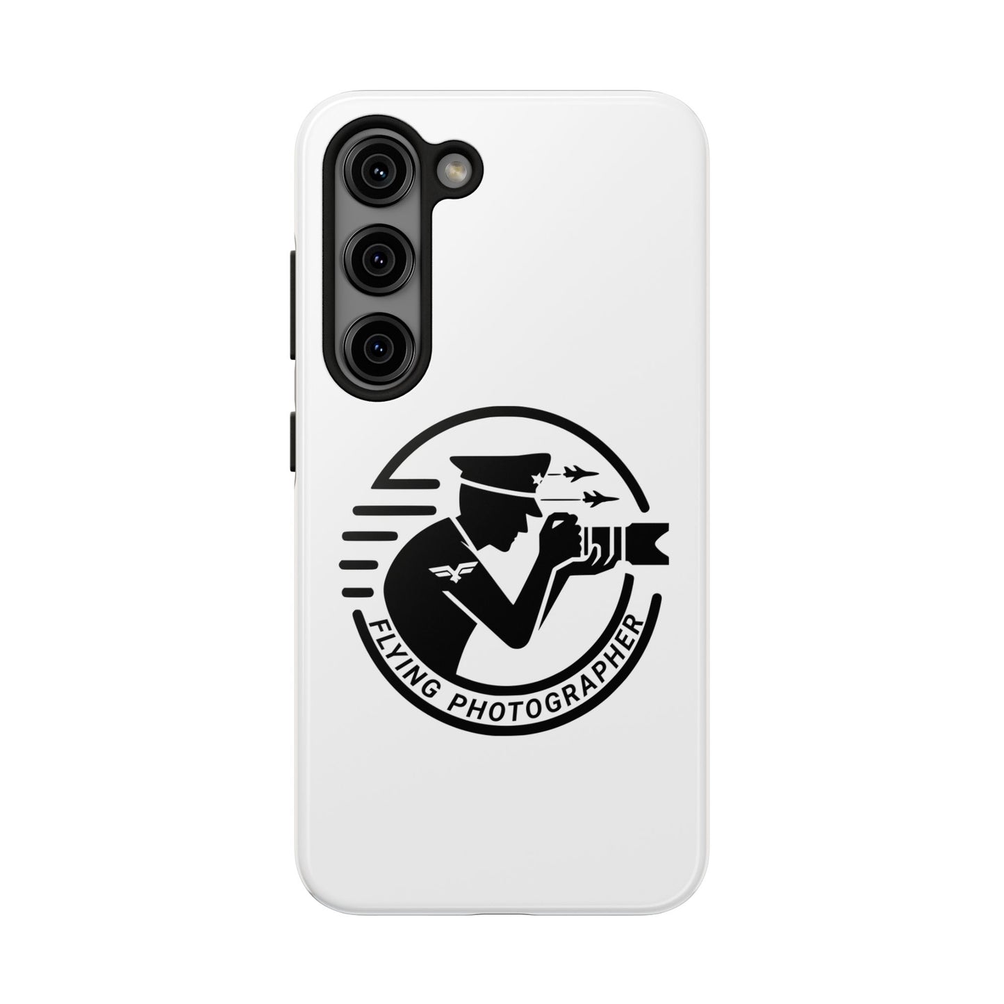 Flying Photographer Phone Cases