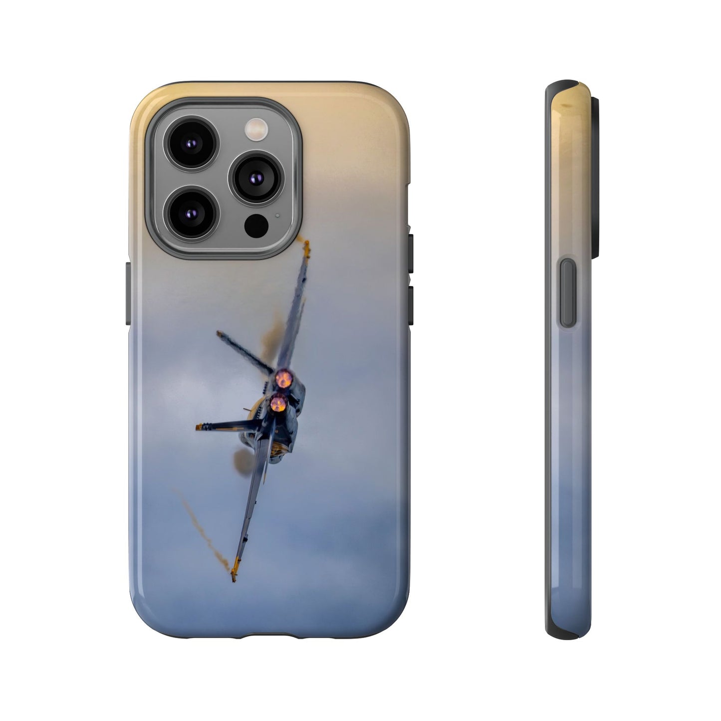 Phone Case - Tough Case with a Blue Angel afterburner design