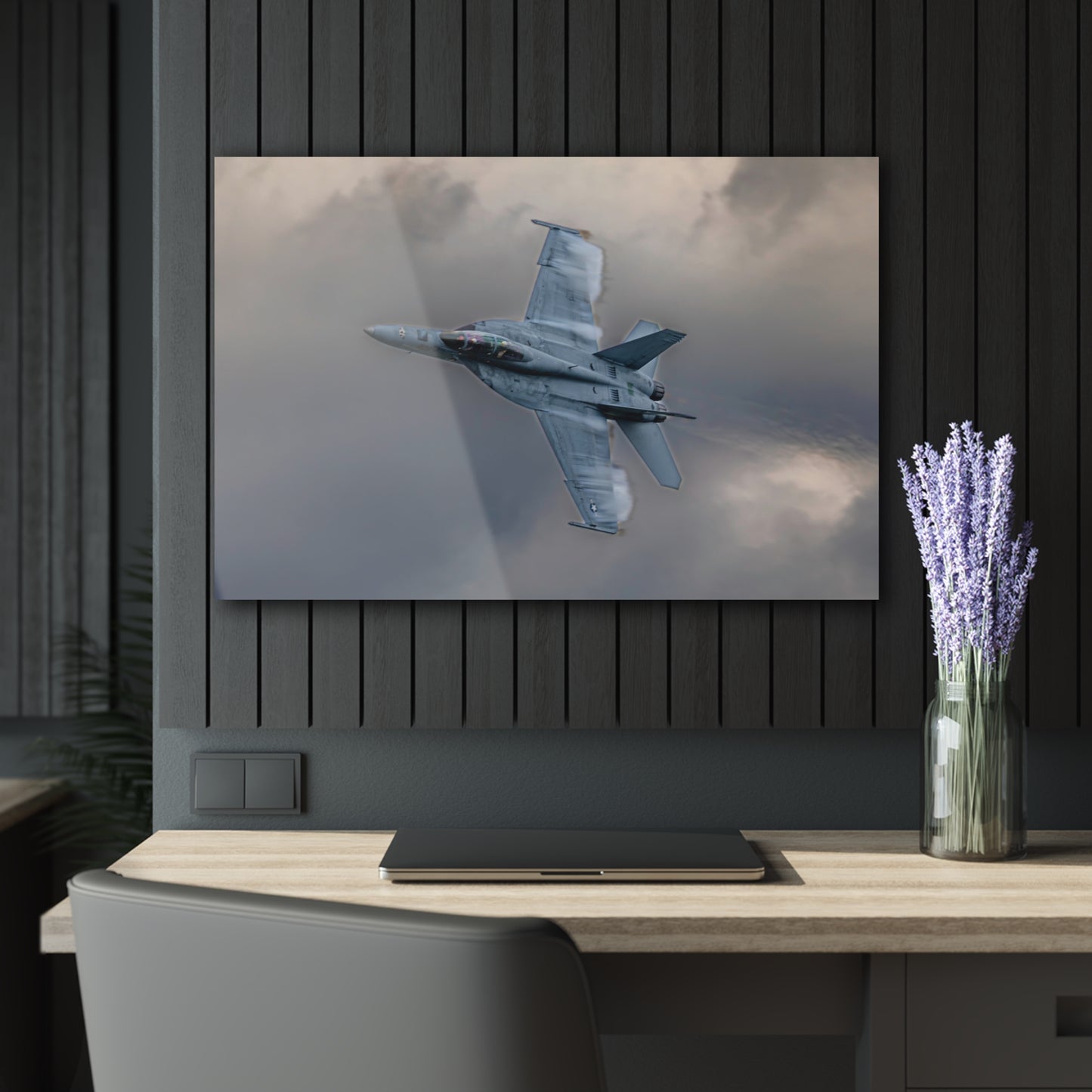 Acrylic Print F/A-18F Super Hornet Fighter Jet Wall Art